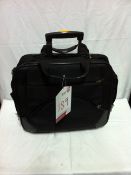 5x Wheeled Black Laptop Bags.