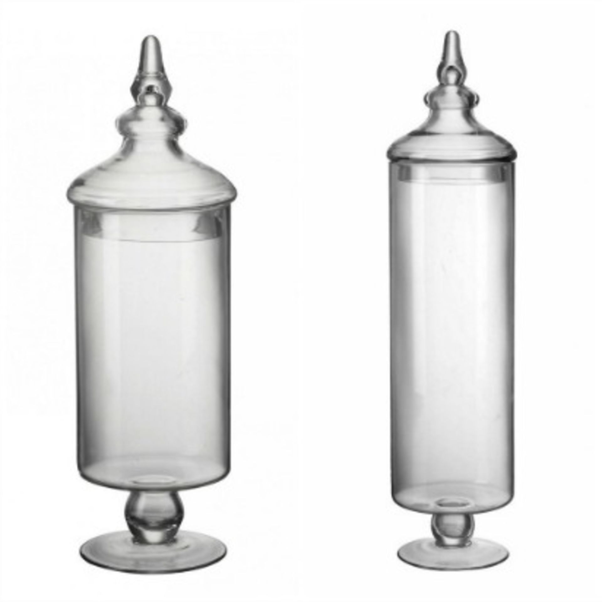 8 X GLASS SWEETIE JAR, SOAP DISH, ICE/BOTTLE BUCKET, GLASSWEAR, ETC. RRP £174.85 - Image 3 of 9