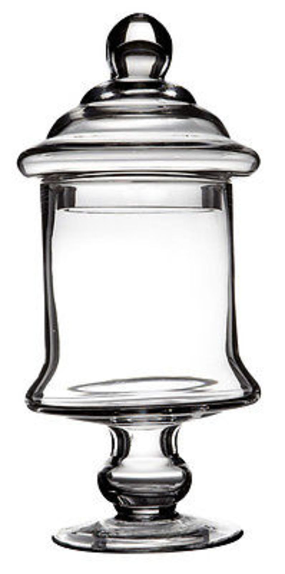 12 X New Glass Trophy Sweet/Candy/Bonbon/Apothecary Jar. RRP£ 336.00