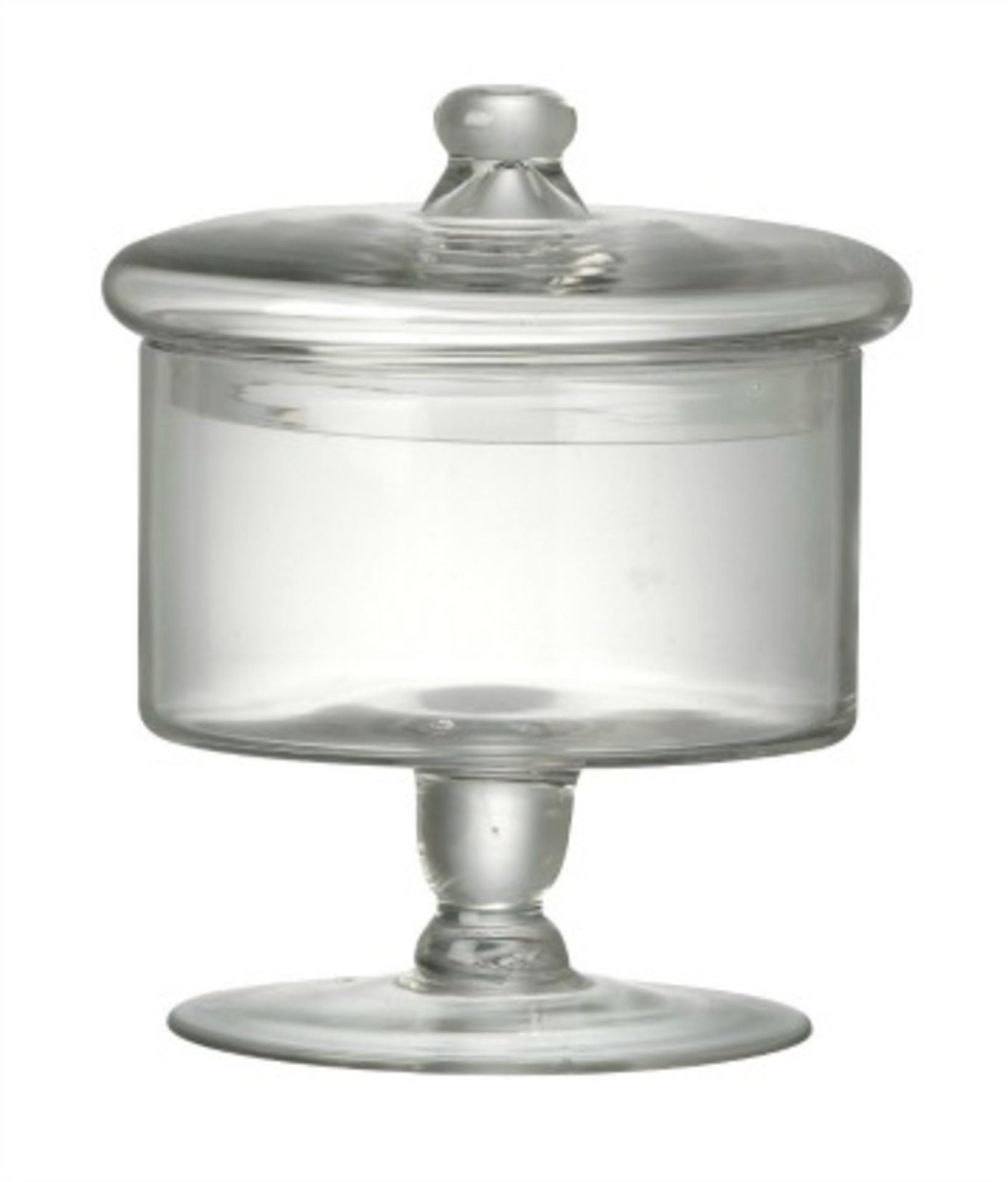 8 X GLASS SWEETIE JAR, SOAP DISH, ICE/BOTTLE BUCKET, GLASSWEAR, ETC. RRP £174.85