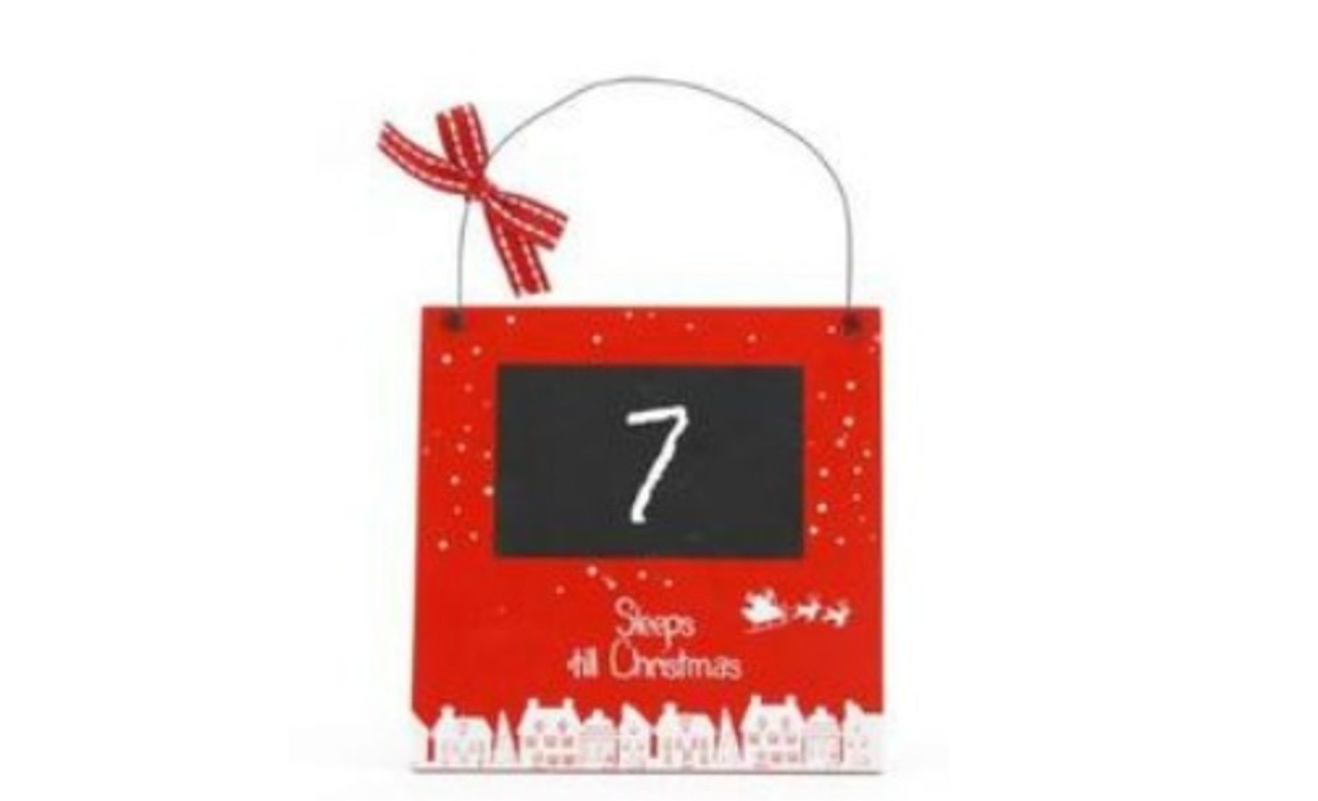 134 X CHRISTMAS WREATHS, NORTH POLE SIGNS, CHRISTMAS COUNTDOWN BOARD, ETC. RRP £ 843.30 - Image 2 of 6