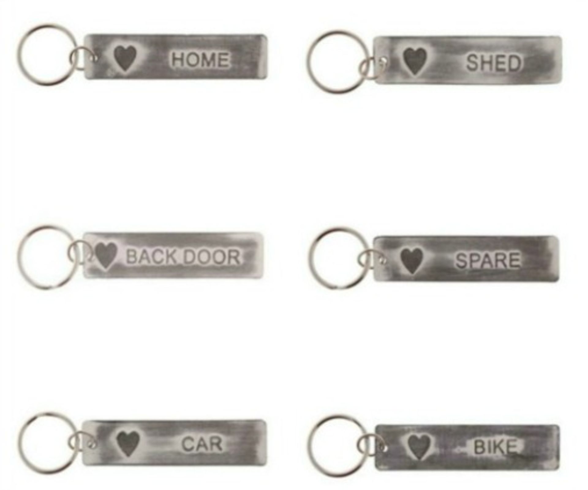 803 X KEYRINGS, HANGING HEARTS, PLAQUES, WHITEBOARDS, DOVES, ETC. RRP £ 2,566.35 - Image 10 of 11