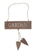 343 X WOODEN HANGING HEARTS RRP £1,836.85