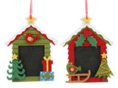 580 X CHALKBOARDS, CHRISTMAS TREE DECORATIONS. RRP £ 1,391