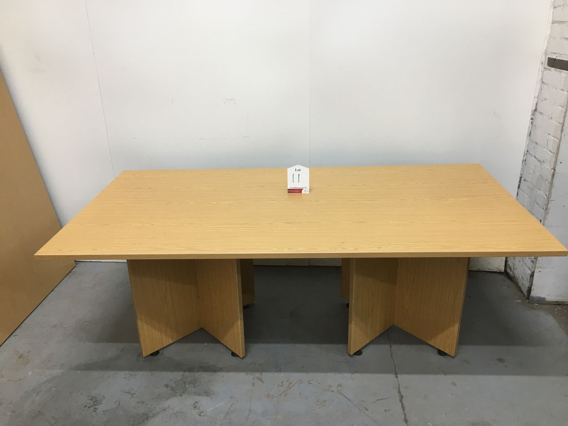 Office Desk in Light Oak Finish