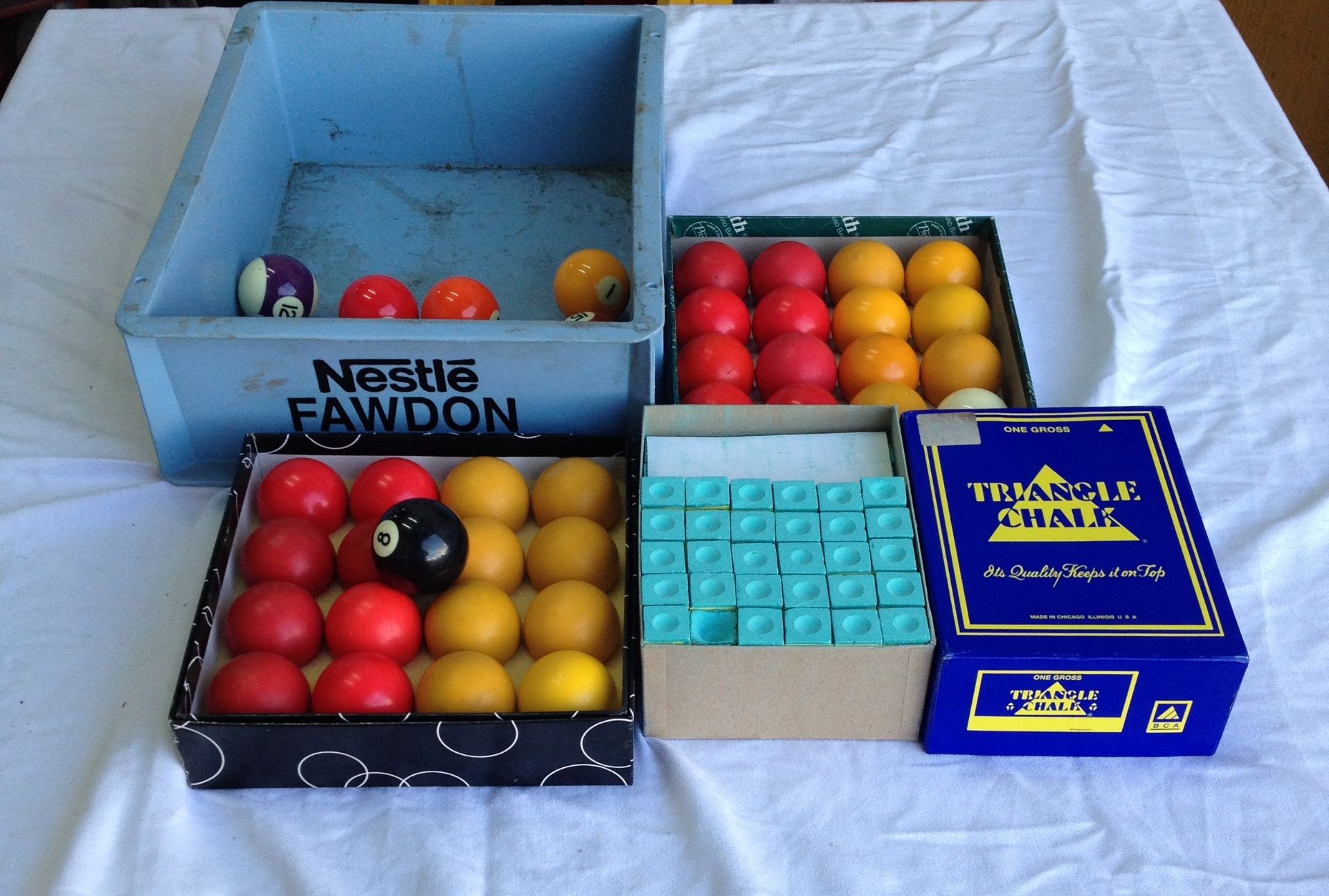 Supreme Pool Table with Cues, Balls and Chalk - Image 10 of 11