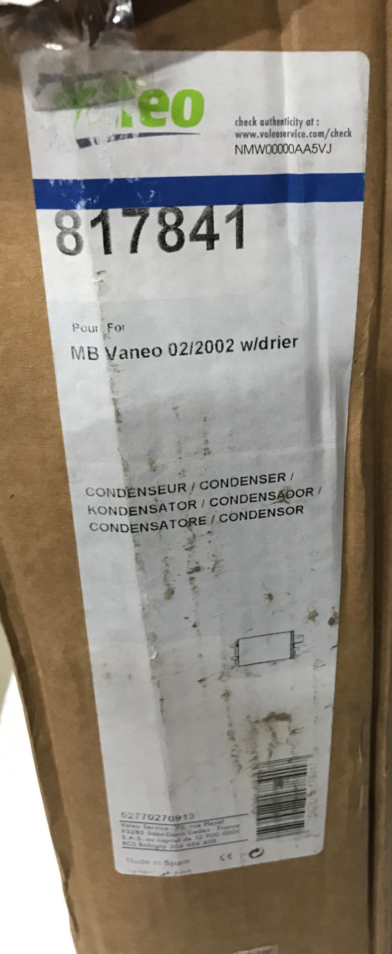 Valeo Car Radiator Item Code: 817841 - Image 2 of 2