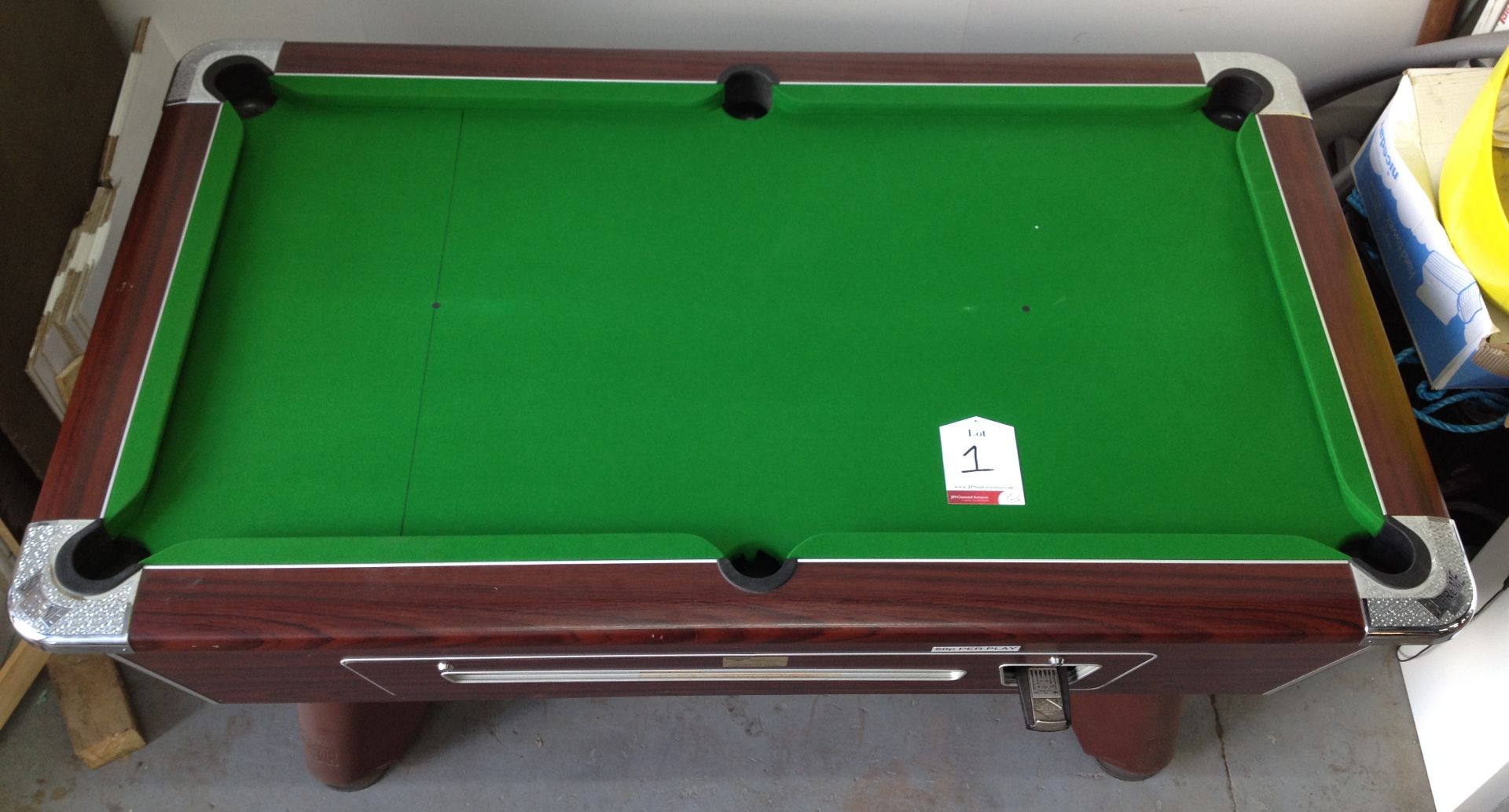 Supreme Pool Table with Cues, Balls and Chalk - Image 2 of 11