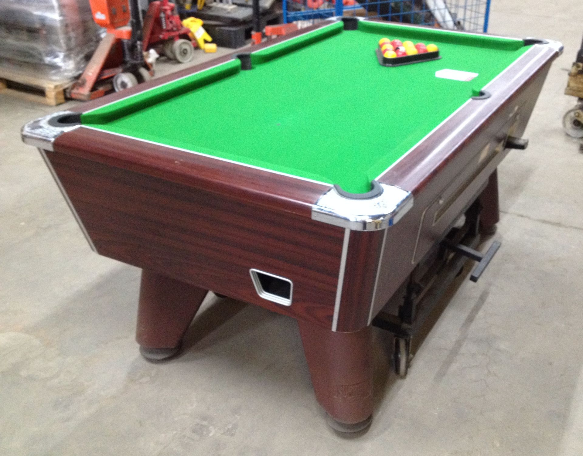 Supreme Pool Table with Cues, Balls and Chalk - Image 4 of 11