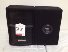 2x Prosound 100W Speakers