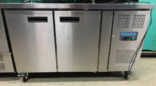 Polar Refrigeration Under-Counter 3 Door Freezer Unit