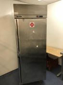 Electrolux ZG1 stainless steel upright frezzer on castors