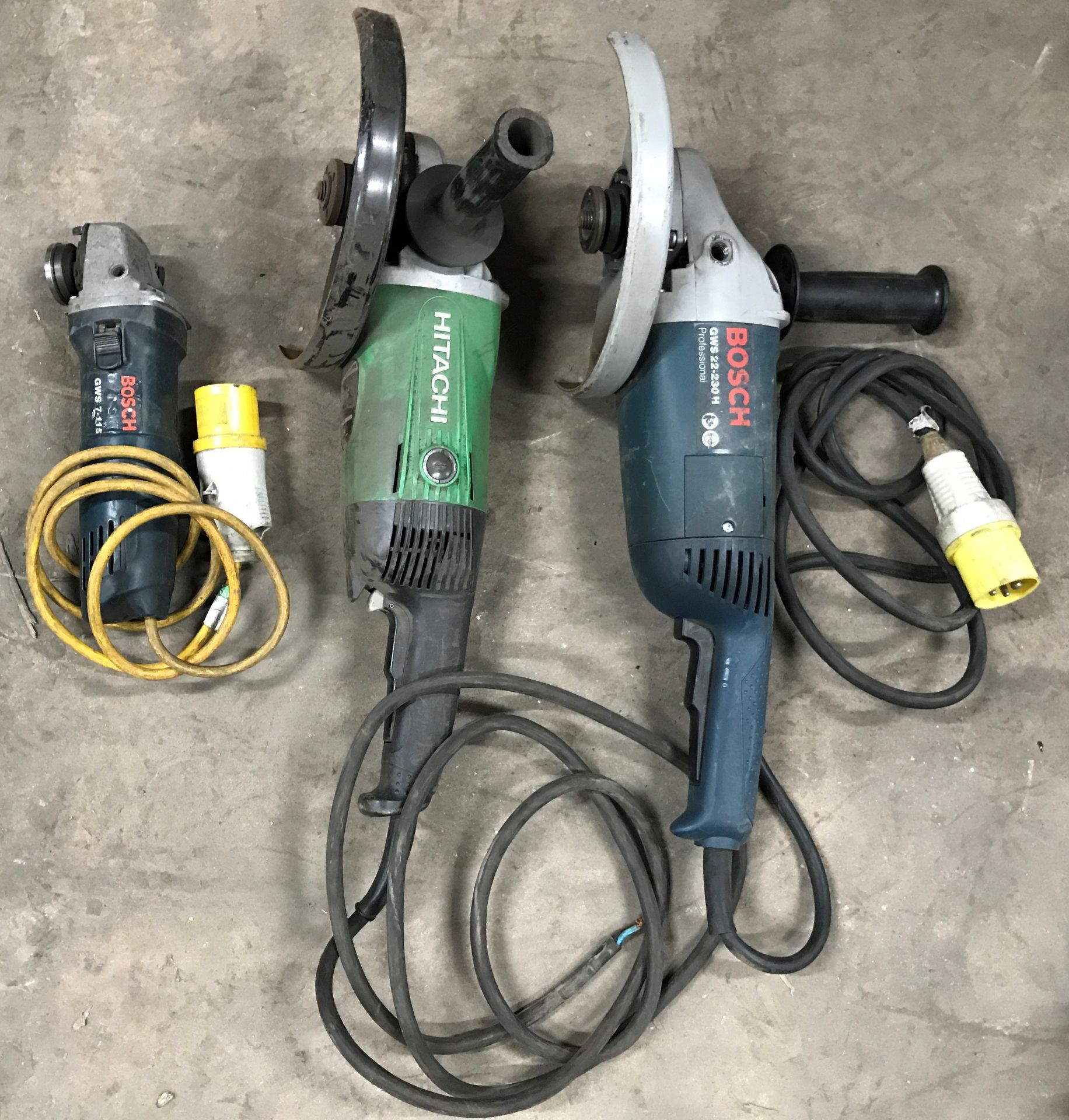 3 x Various Angle Grinders (Spares & Repairs)