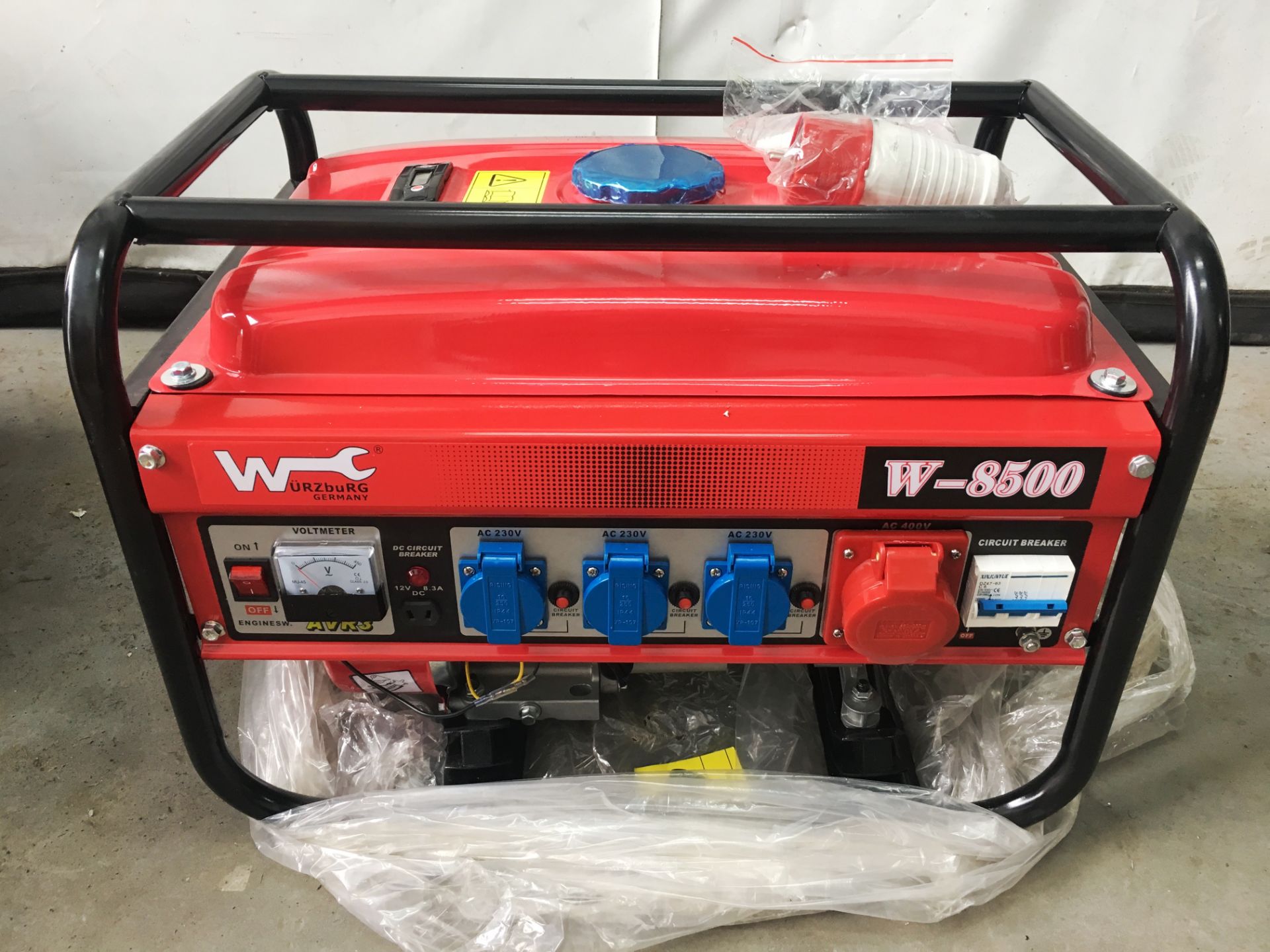 Wurzburg W-8500 Professional Petrol Generator - 3 Phase - Spares & Repairs - Image 2 of 7