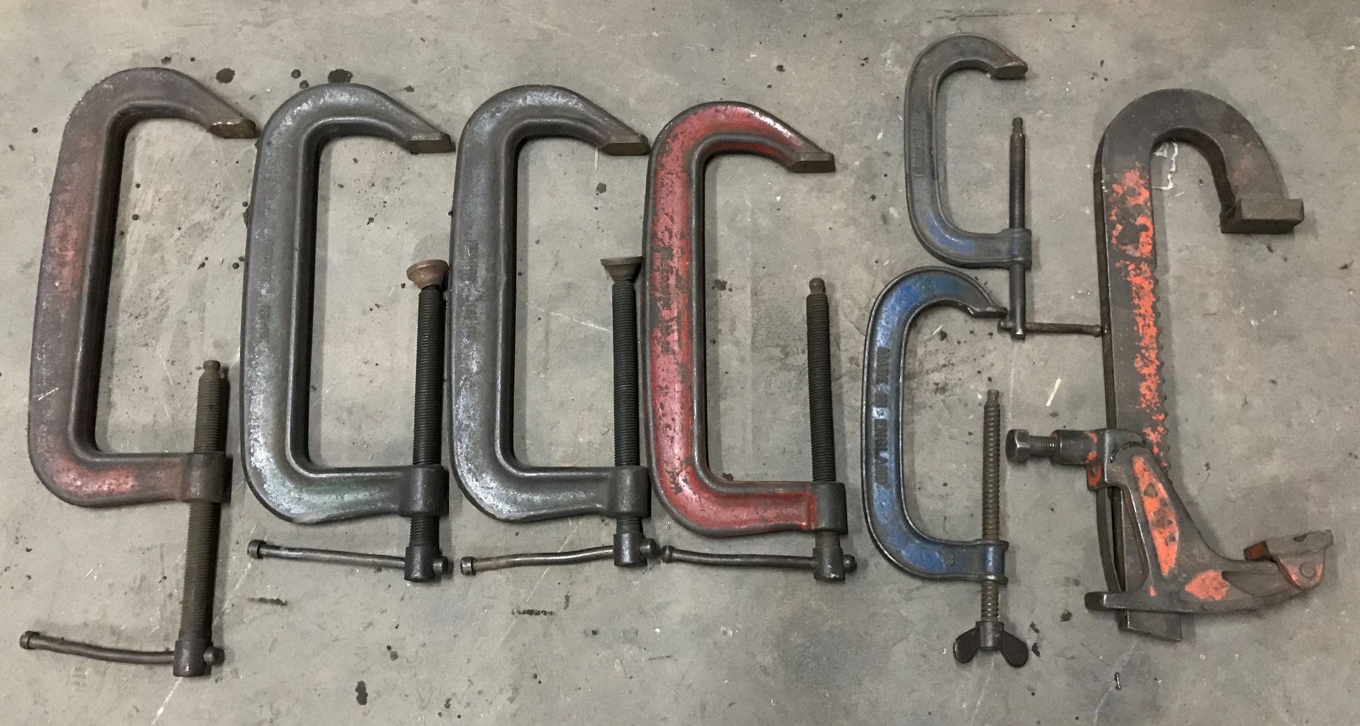 7 x Various G - Clamps