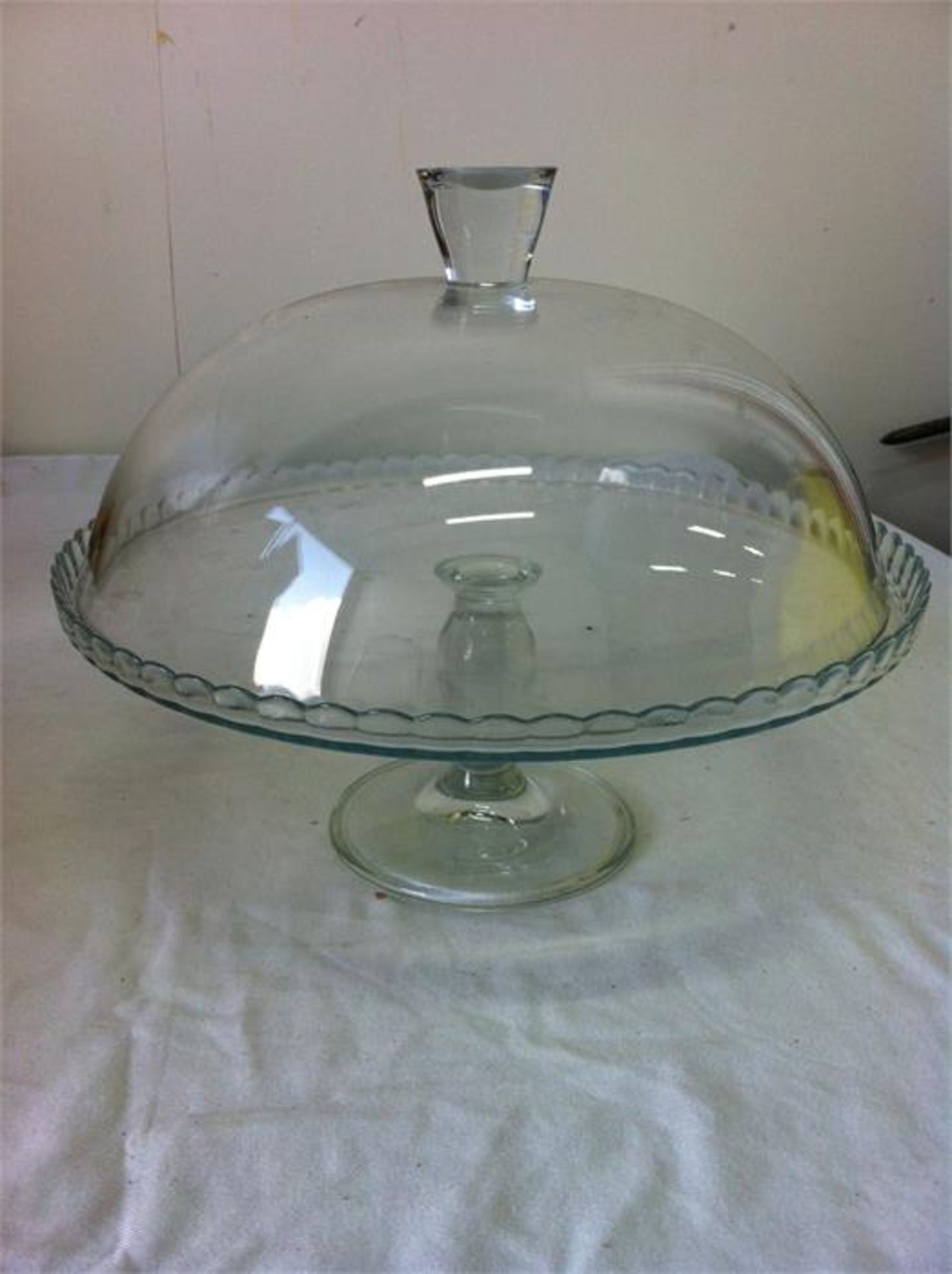 Approximately 35 glass/cage/bottle style tealight/candle holders, Large glass cake dome, 4 x glass c