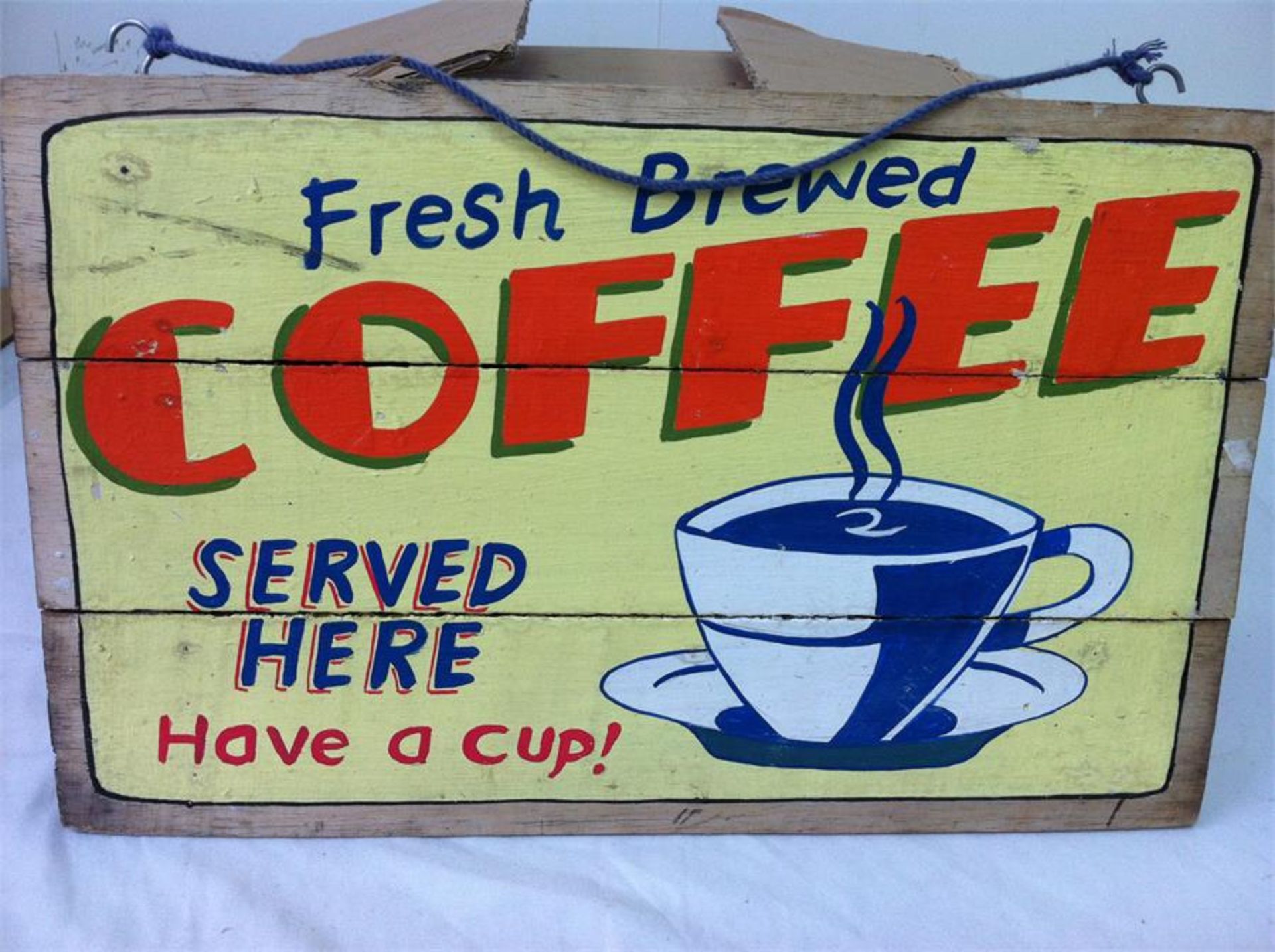 14 x Handpainted wooden signs with popular sayings. See description for more details.