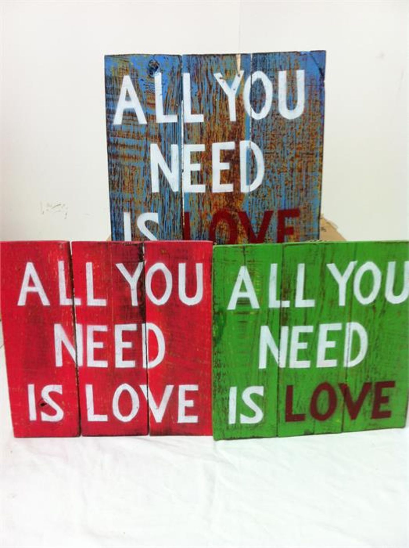 14 x Handpainted wooden signs with popular sayings. See description for more details. - Image 6 of 10