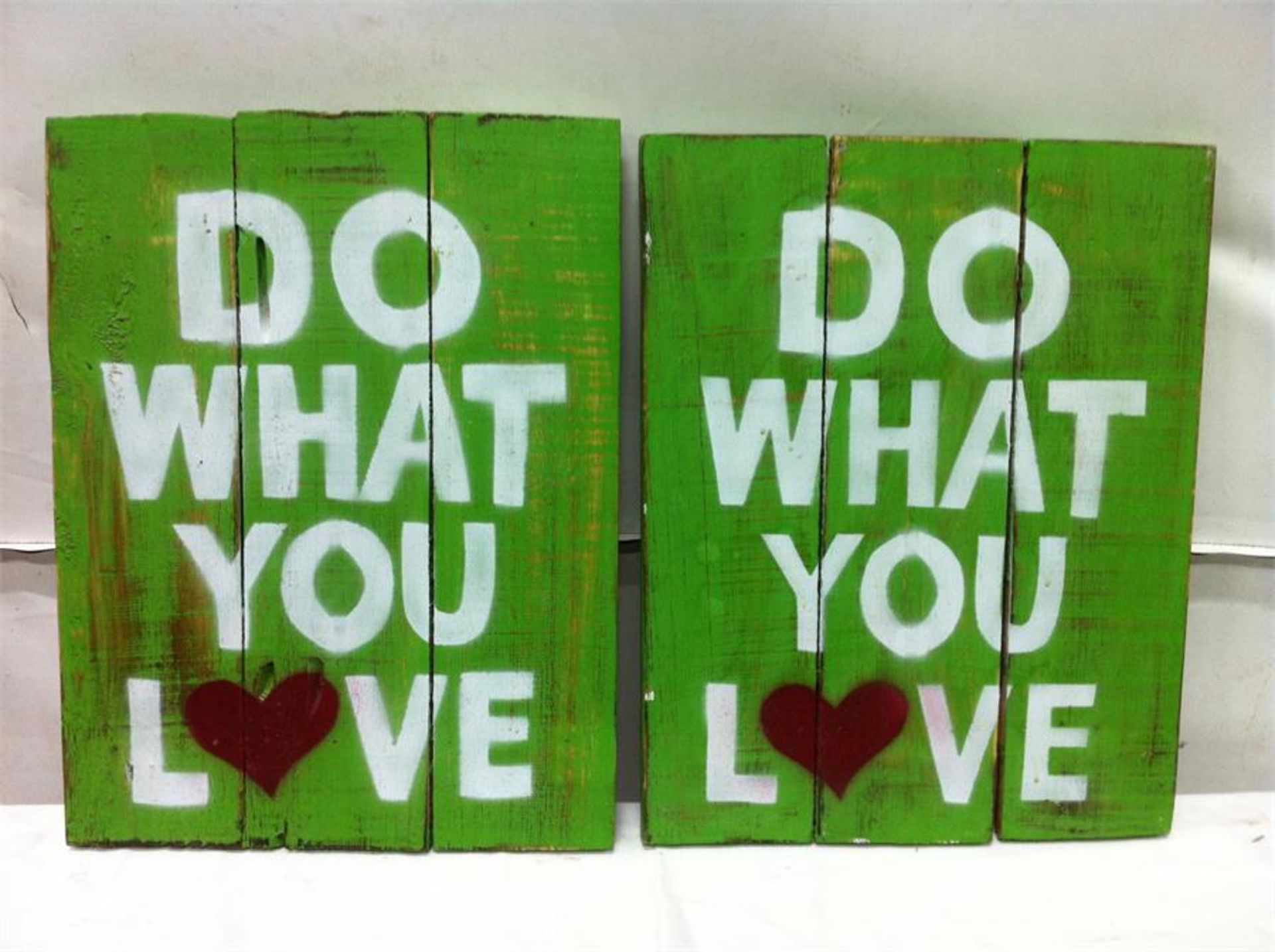 14 x Handpainted wooden signs with popular sayings. See description for more details. - Image 8 of 10