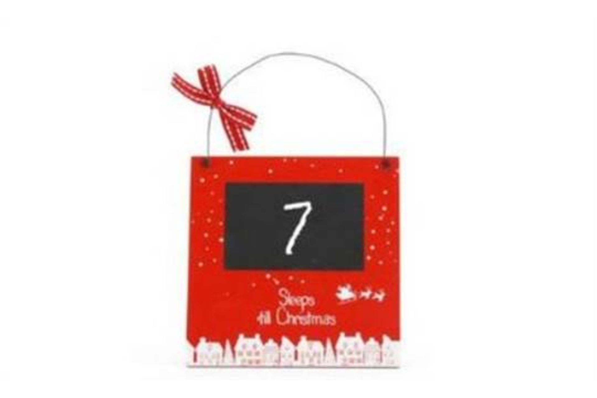134 X CHRISTMAS WREATHS, NORTH POLE SIGNS, CHRISTMAS COUNTDOWN BOARD, ETC. RRP £ 843.30 - Image 2 of 6