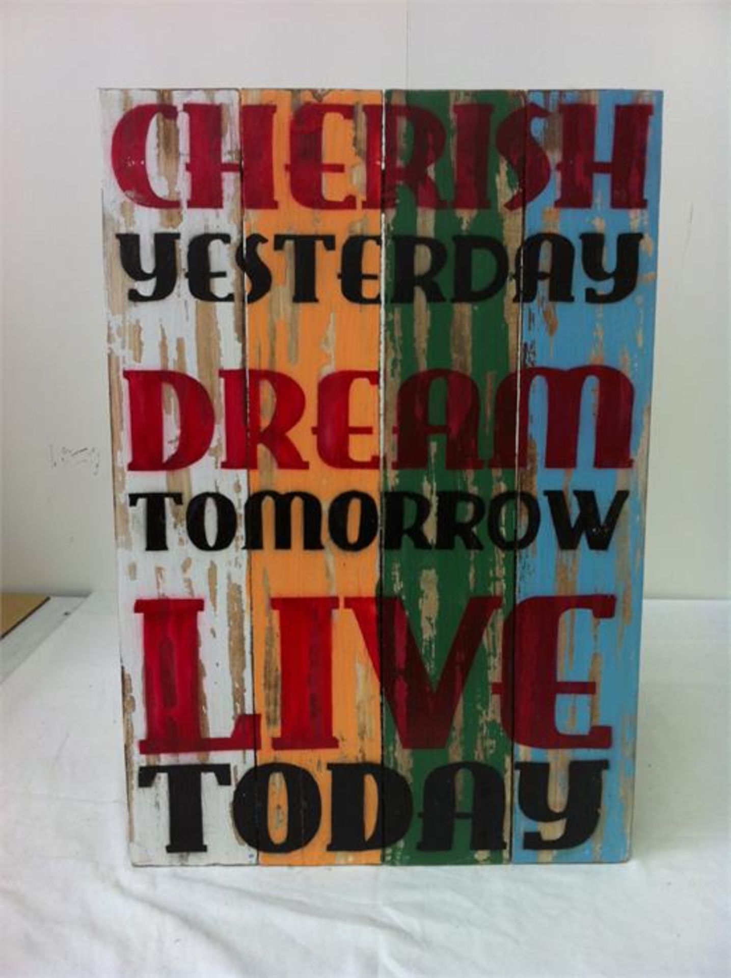 14 x Handpainted wooden signs with popular sayings. See description for more details. - Image 4 of 10