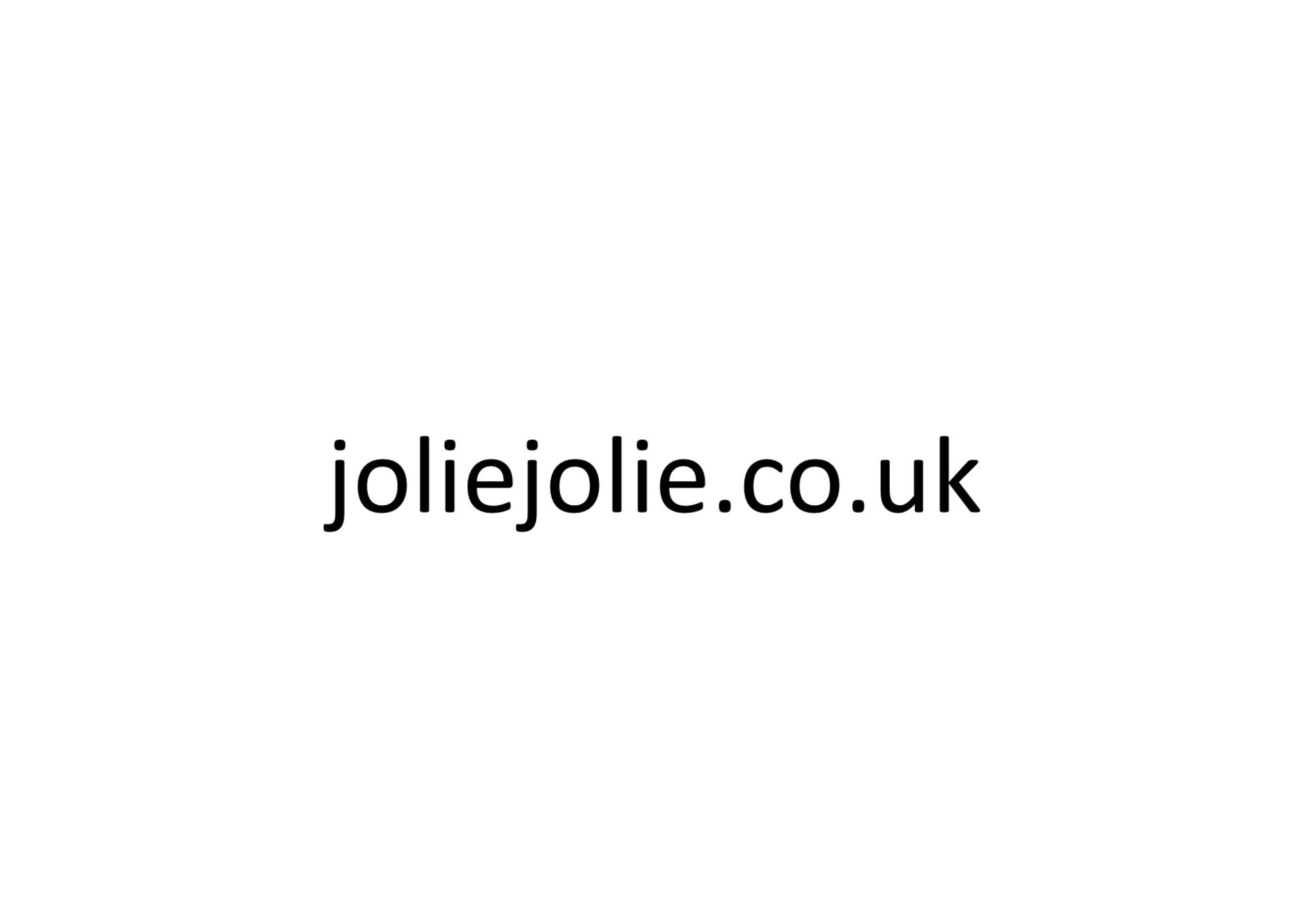 joliejolie.co.uk Domain name
