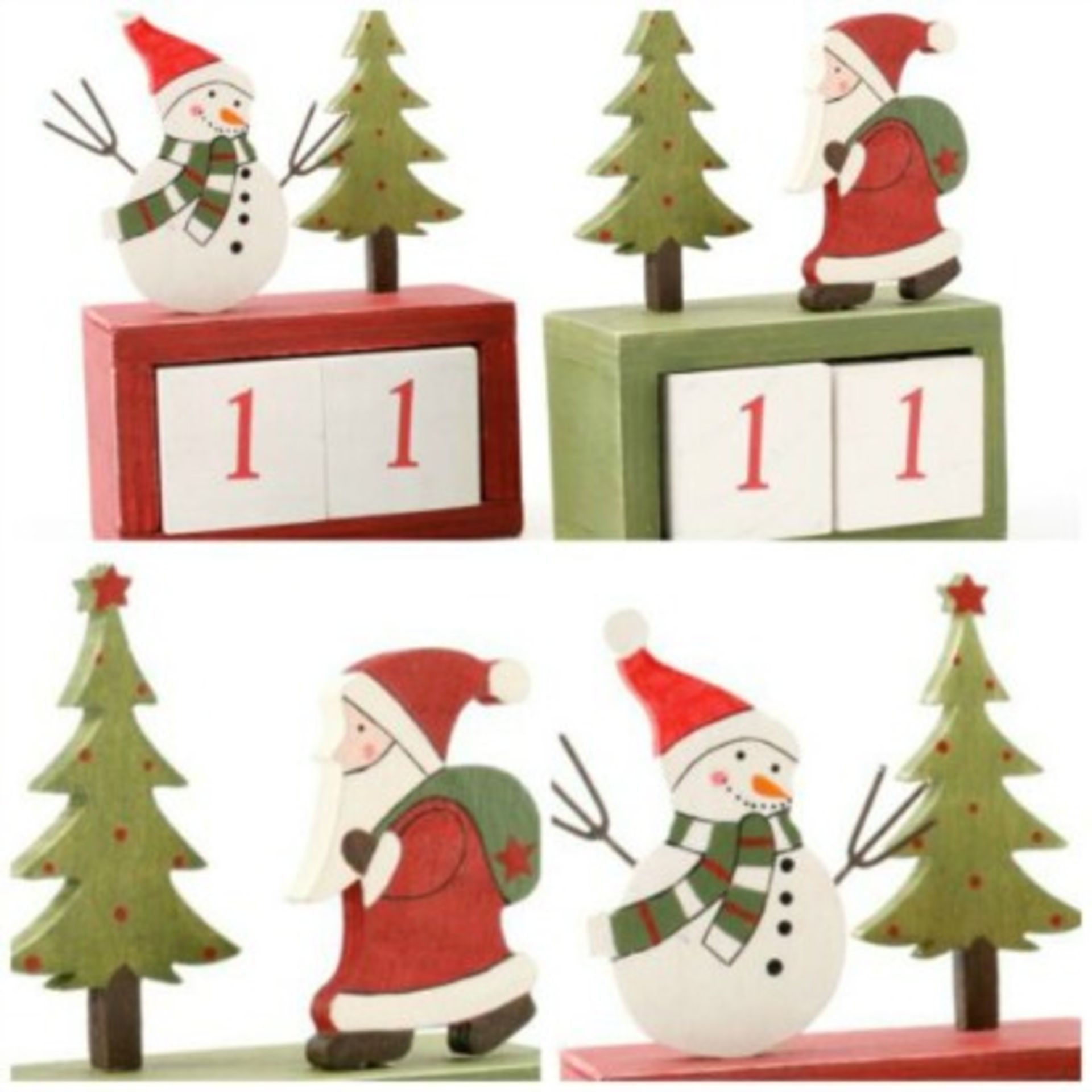 112 X WOODEN XMAS BLOCK LETTERS, GARDLANDS, STORAGE/JEWELLERY BOX, ETC. RRP £ 782.40