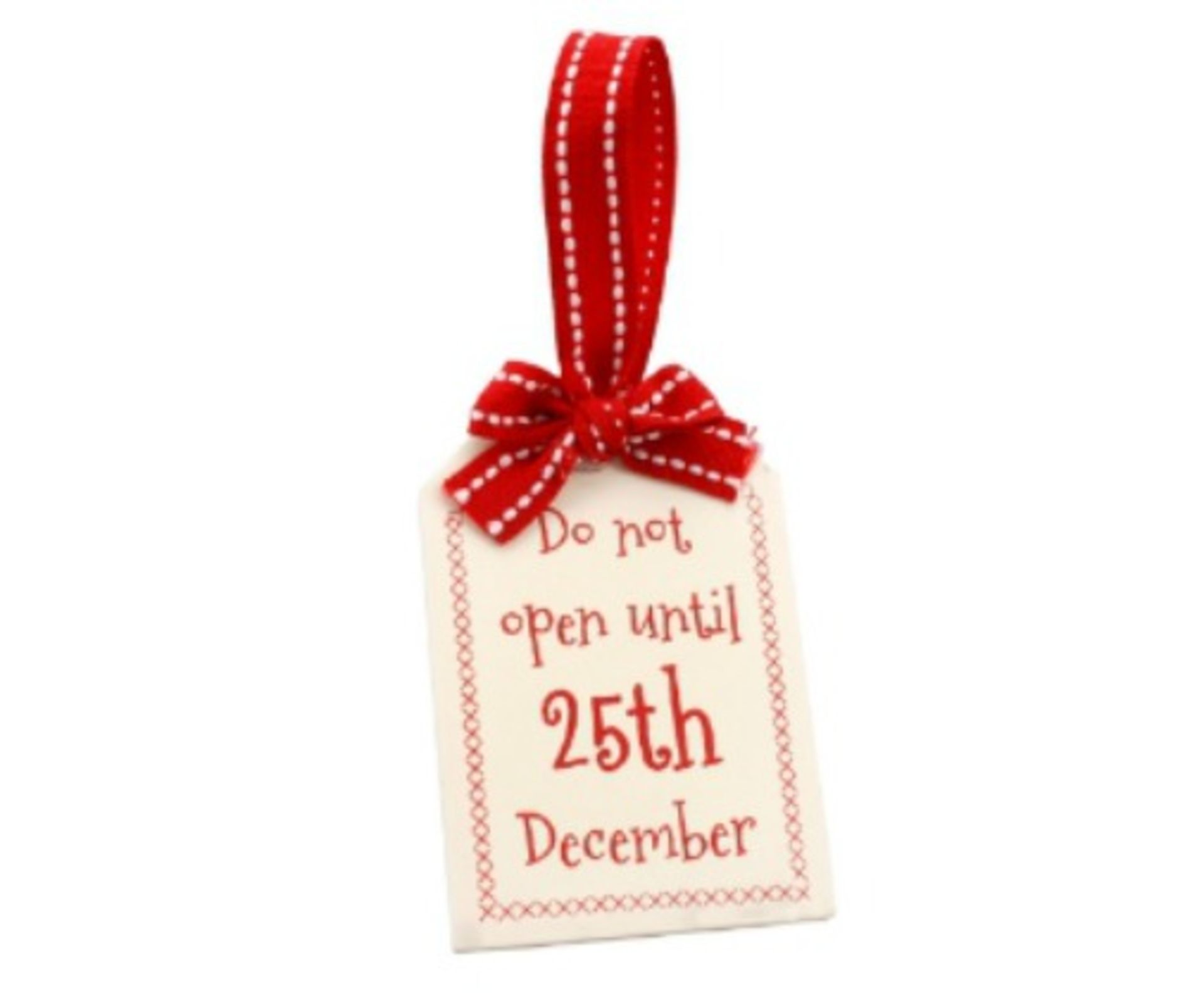 115 x Wooden gift tags (sets of 4) Do not open until.