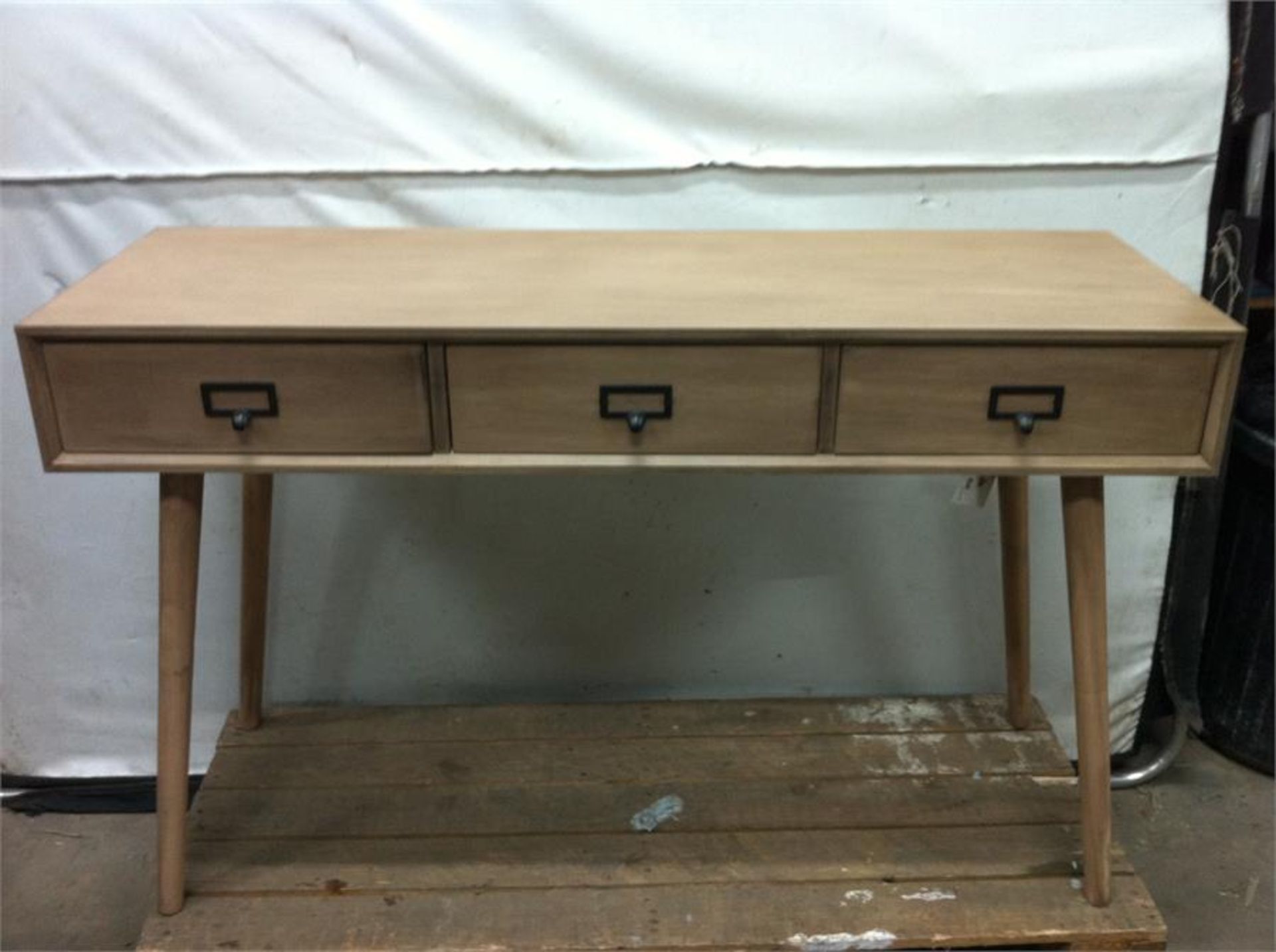 Console table with three drawers. RRP £180