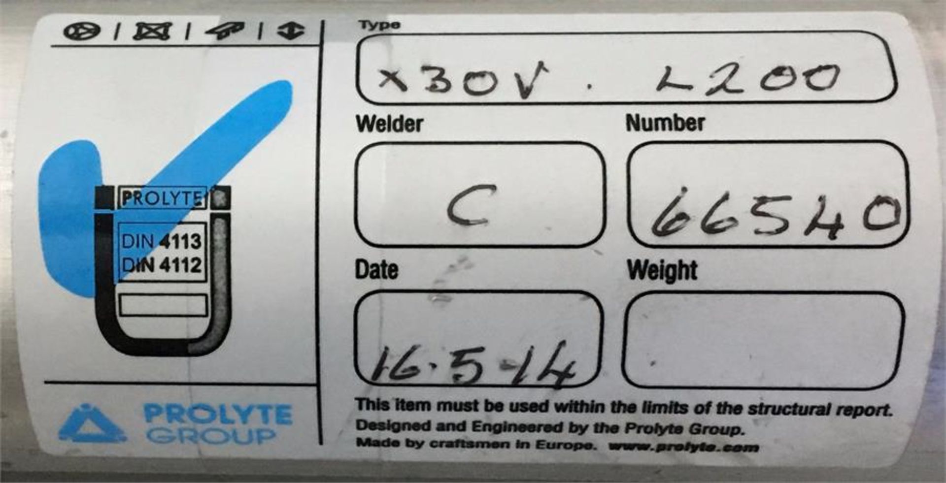 Prolyte X30V-L200 2m Aluminium Truss - Image 3 of 3