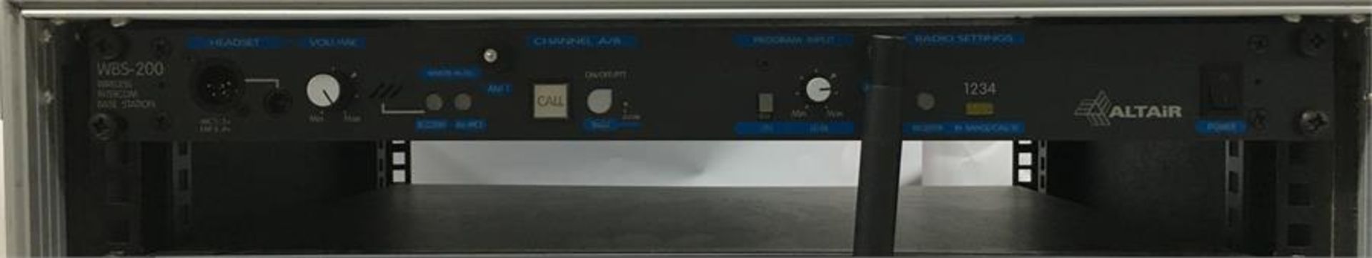 Altair WBS-200 wireless intercom basestation with 3 x Altair WBP-200 wireless beltpack 1 x Altair W - Image 4 of 9