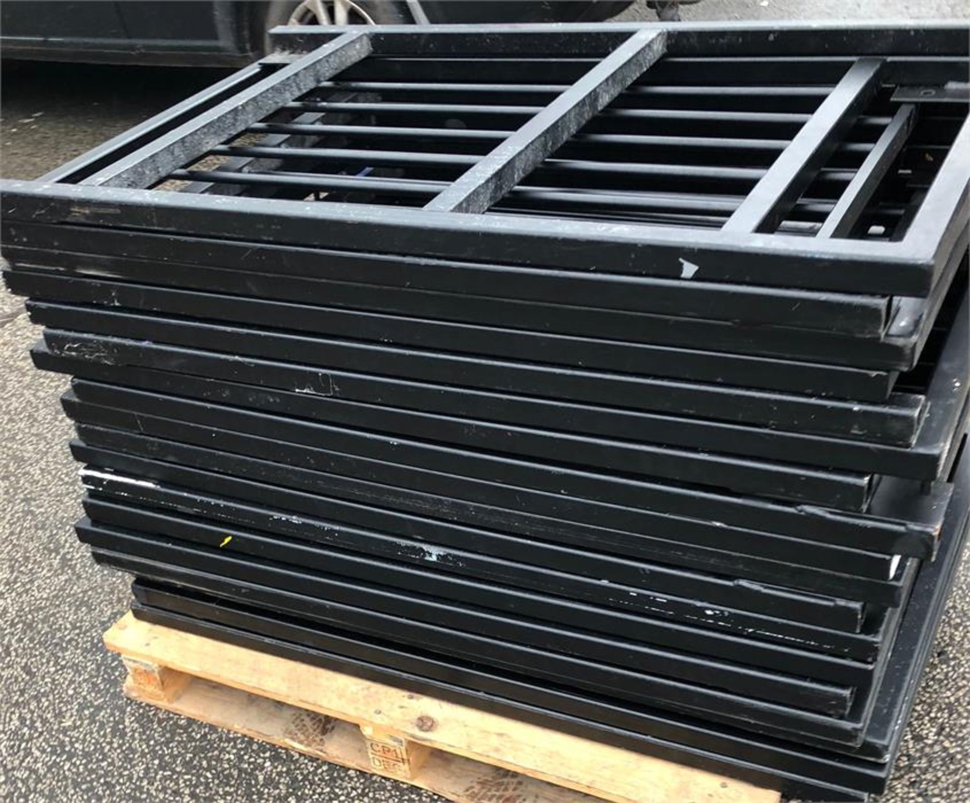 68 x Steeldeck black stage platform decks with 3 x Step units, see decription