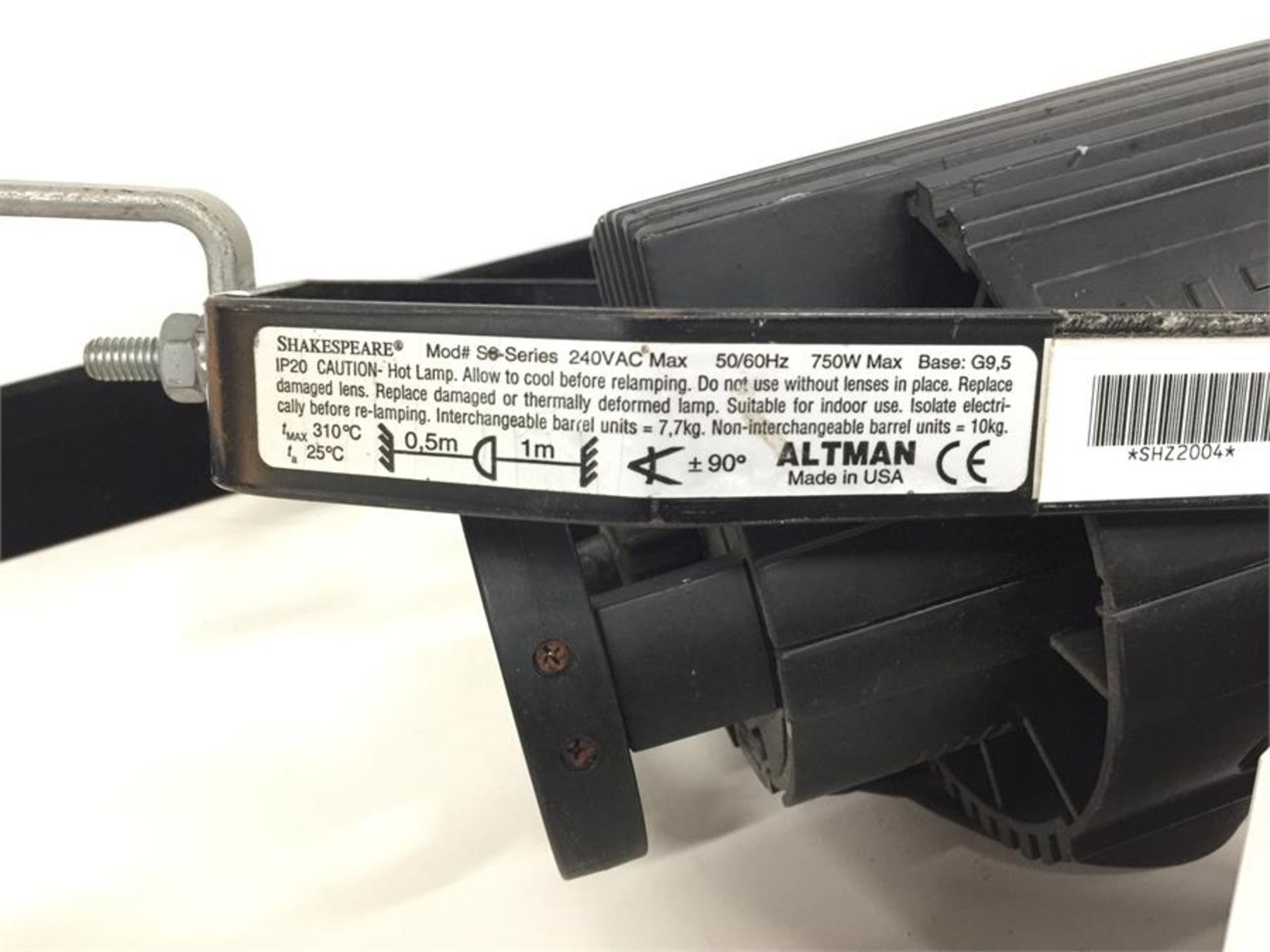 Altman Shakespeare 30-55 S6 Series Light 750W Max 240 VAC Max - Image 2 of 3