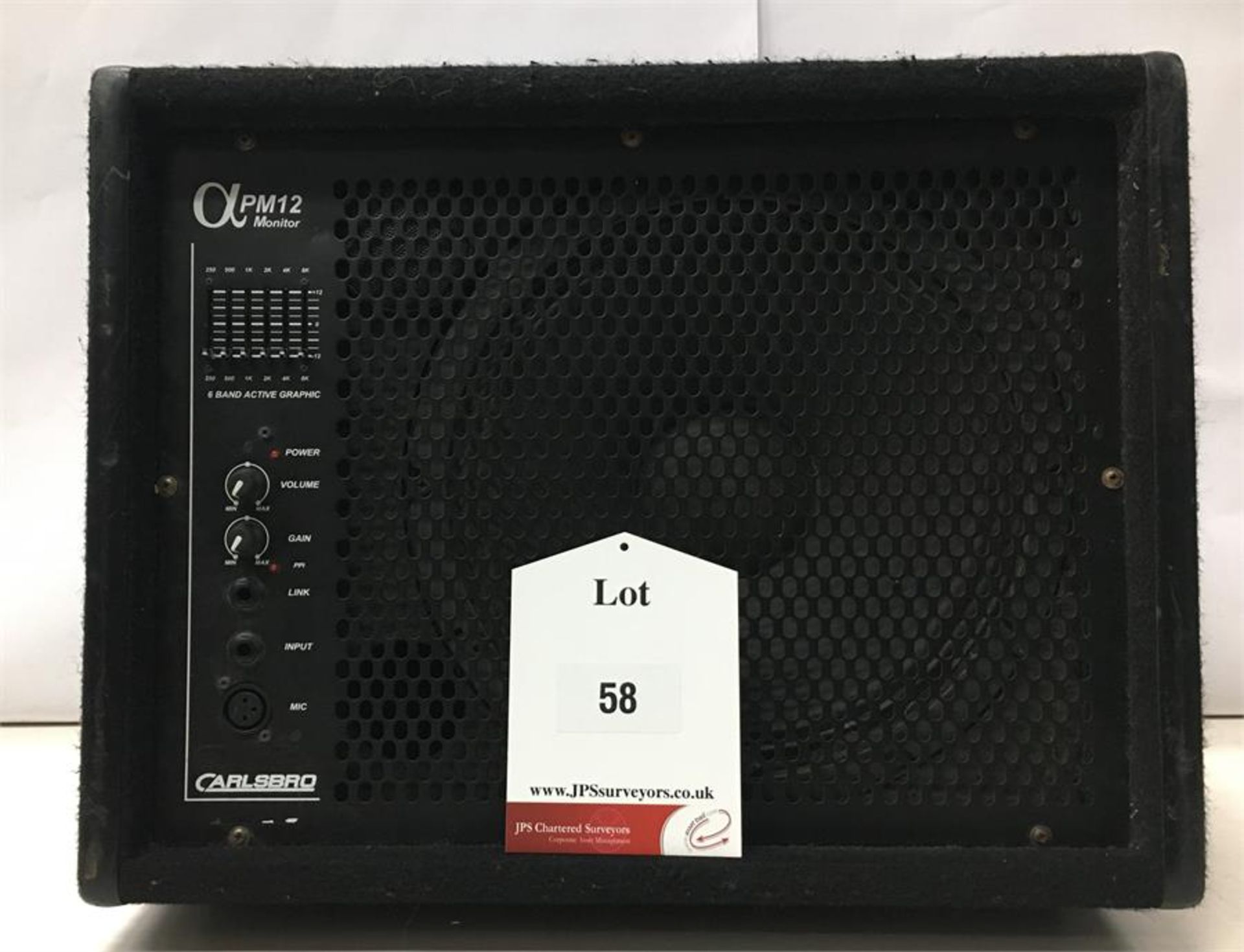 Carlsbro PM12 Outputed Wedge Monitor speaker