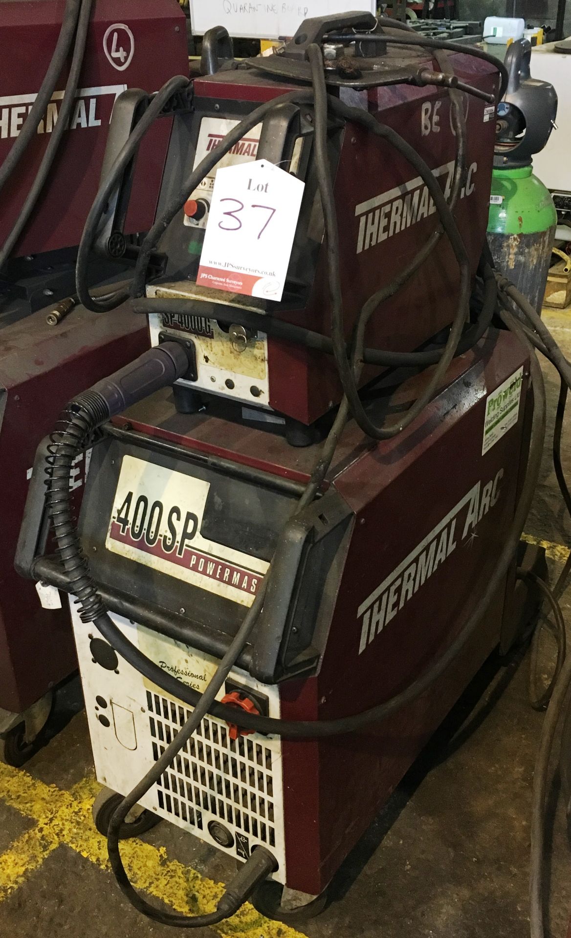 Thermal Arc PowerMaster 400SP Mig Welder w/ SP 4000 G Feeder Unit