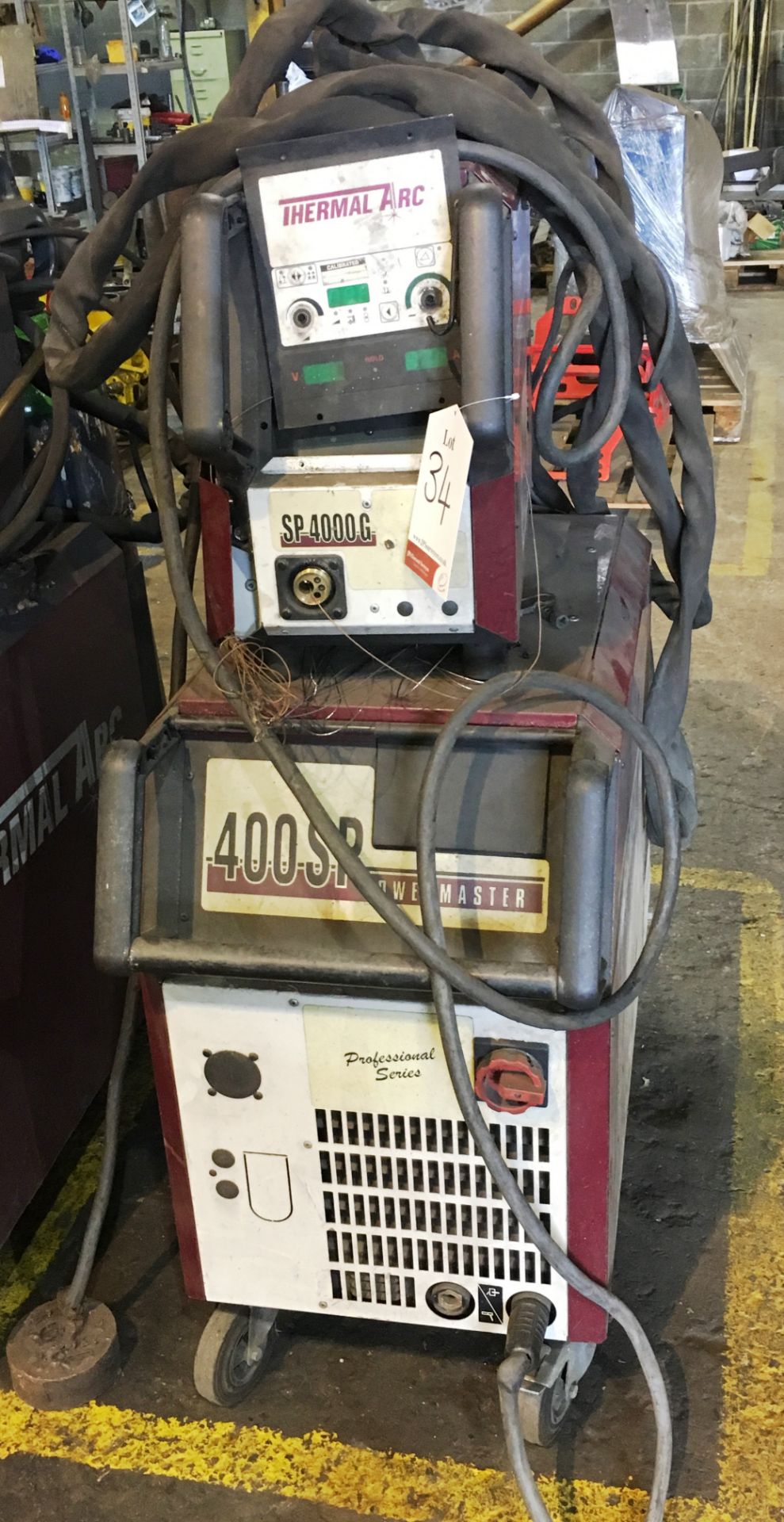 Thermal Arc PowerMaster 400SP Mig Welder w/ SP 4000 G Feeder Unit - Spares & Repairs