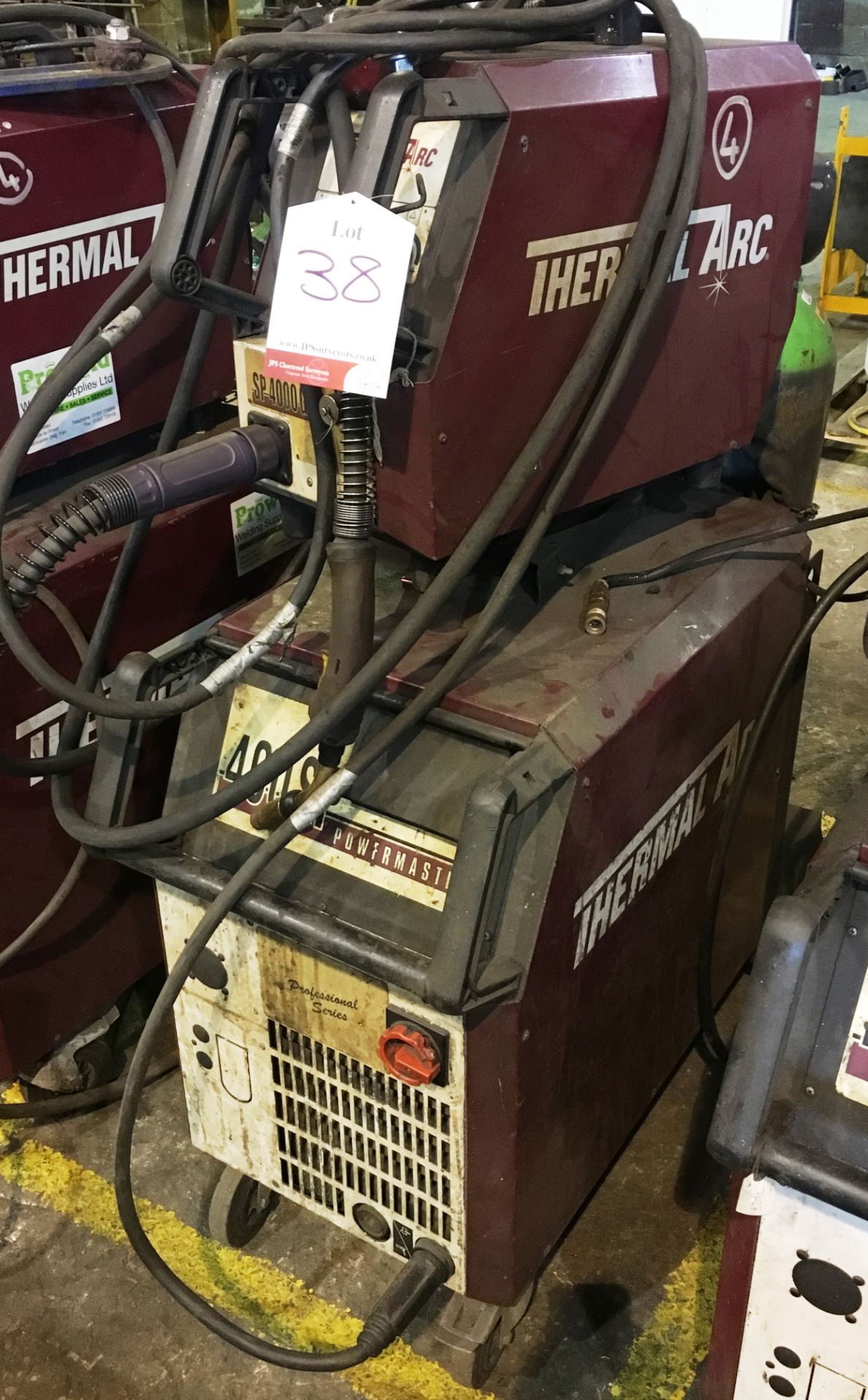 Thermal Arc PowerMaster 400SP Mig Welder w/ SP 4000 G Feeder Unit