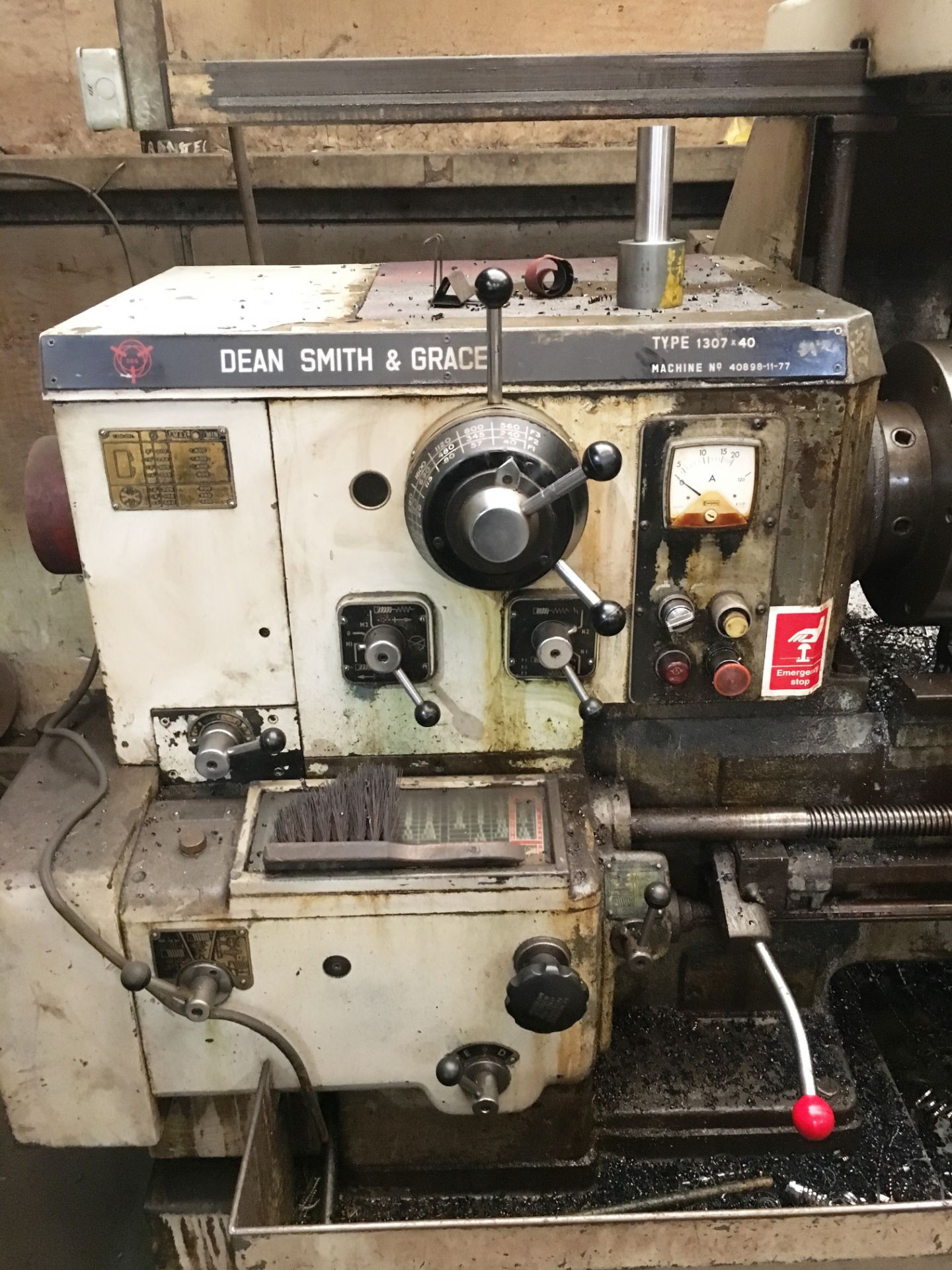 Dean Smith & Grace 1307 x 40 Gap Bed Centre Lathe - Image 3 of 4