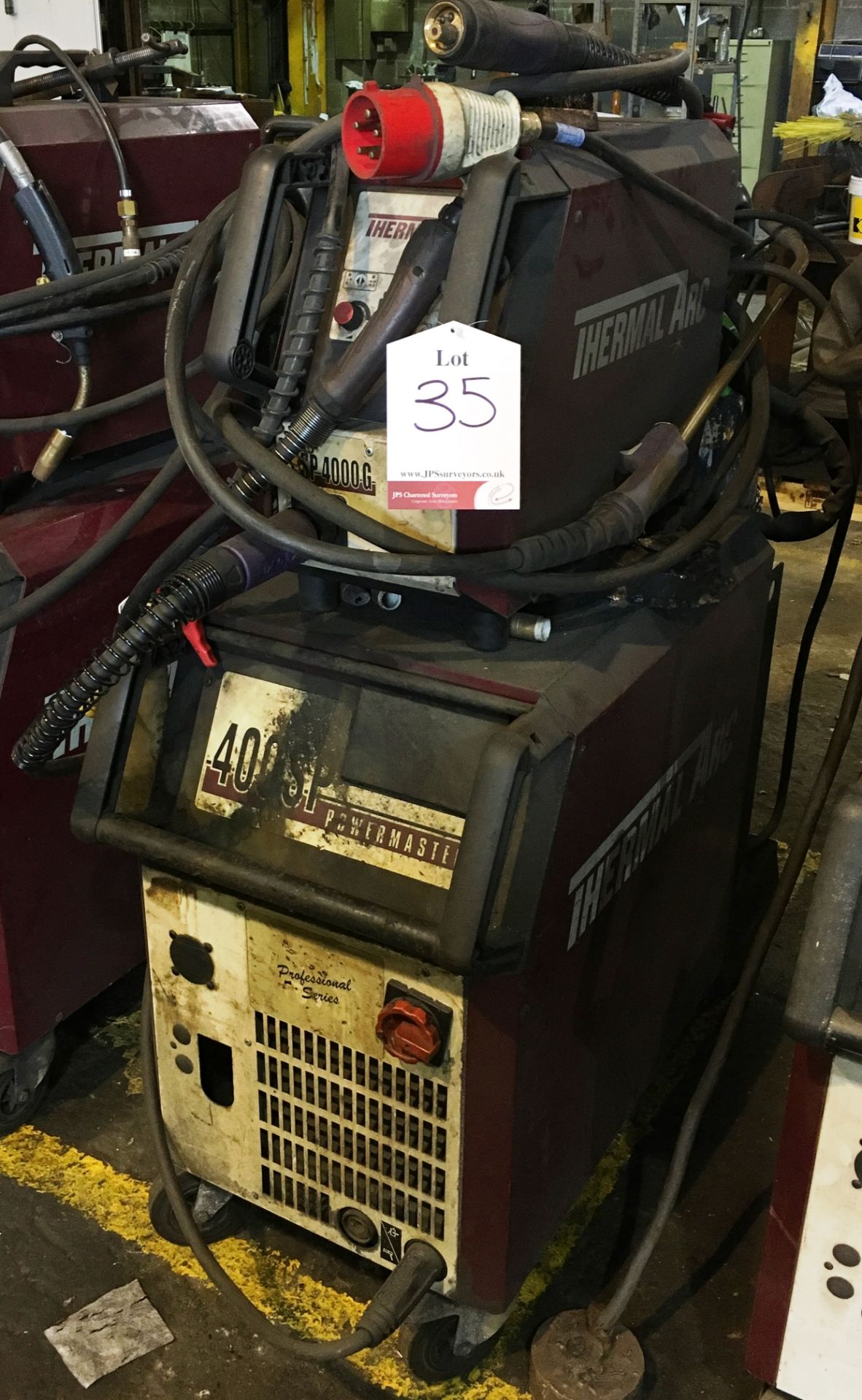 Thermal Arc PowerMaster 400SP Mig Welder w/ SP 4000 G Feeder Unit