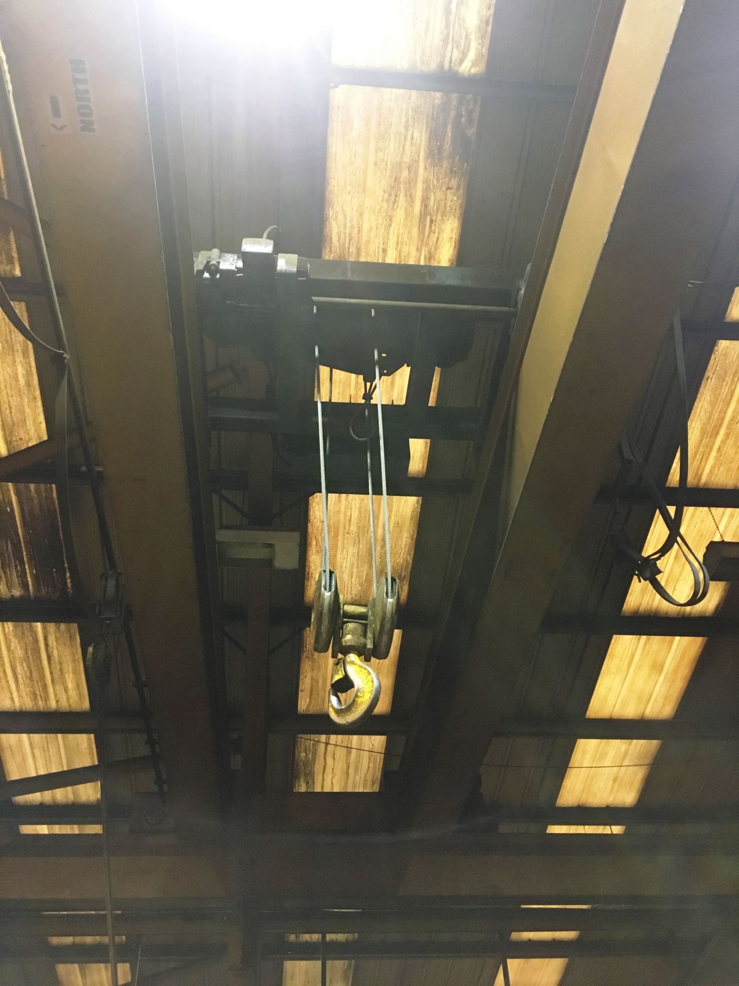 Demag 10T Double Girder Overhead Crane w/ Hoist, Carriage & Control - Image 3 of 3