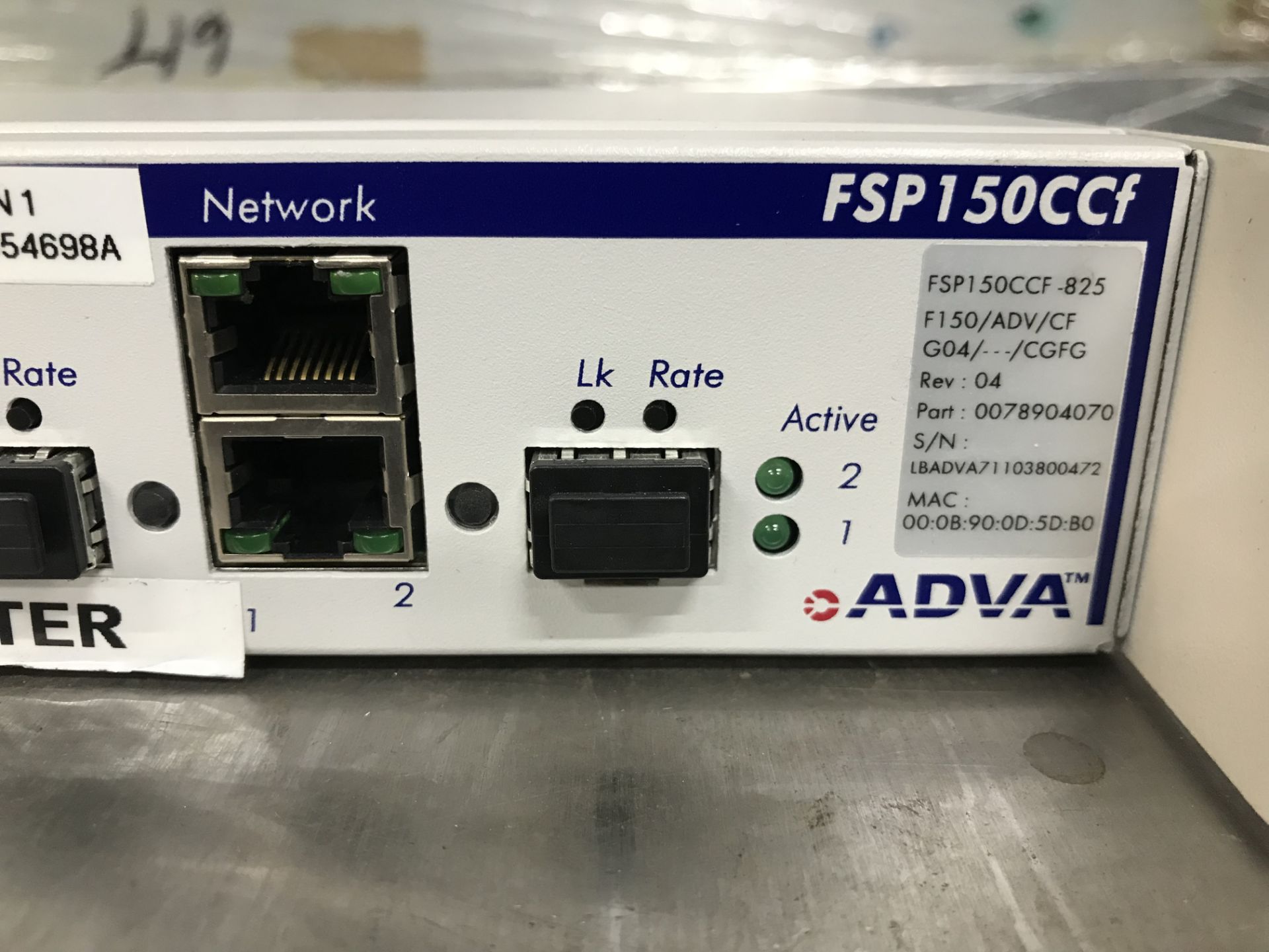 ADVA Gigabit Ethernet Optical Fibre Access Switch & ADVA Optical Network EtherJack - Image 7 of 8