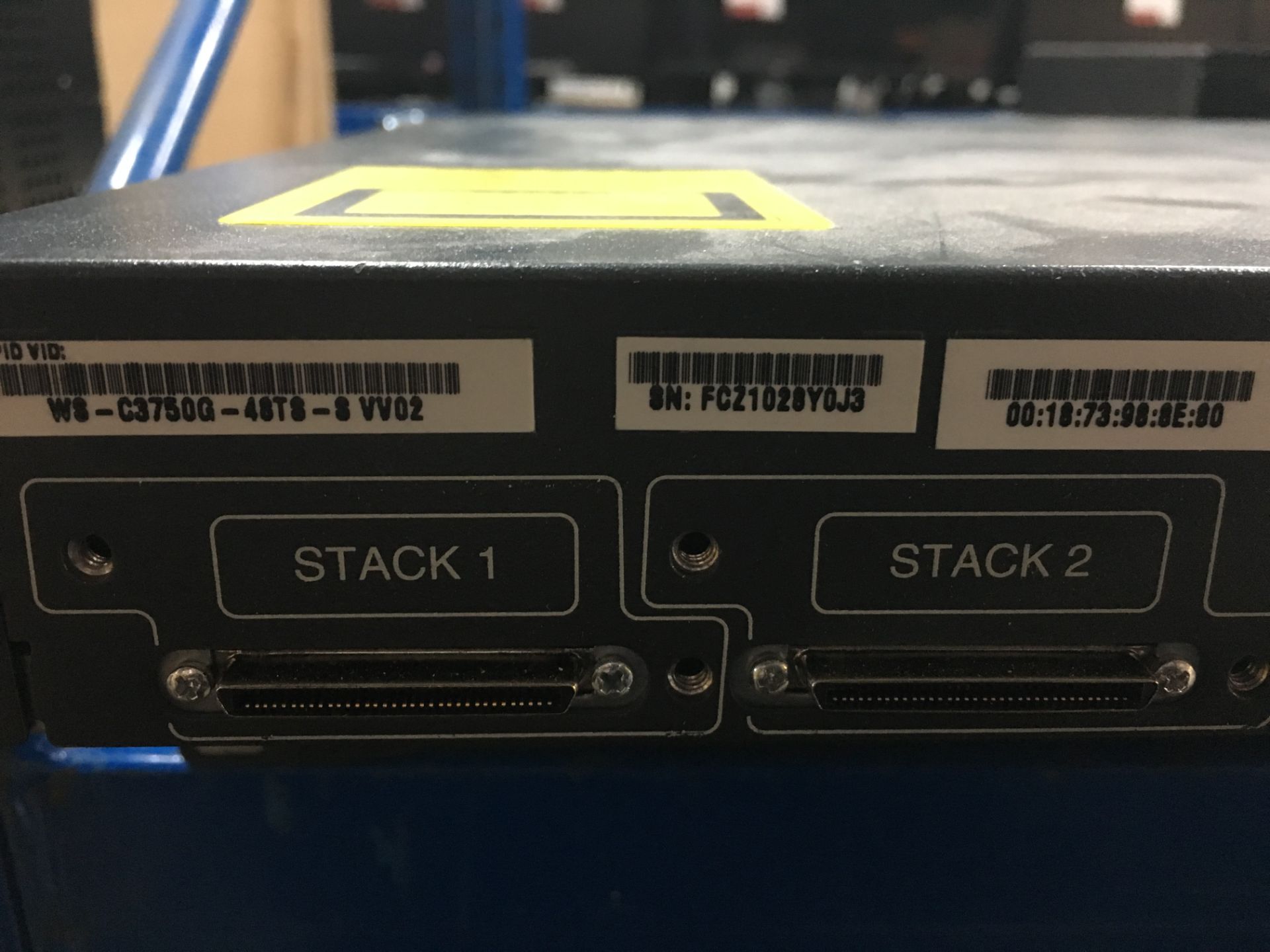 3 x Cisco Catalyst 3750G Ethernet Switches - Image 8 of 8