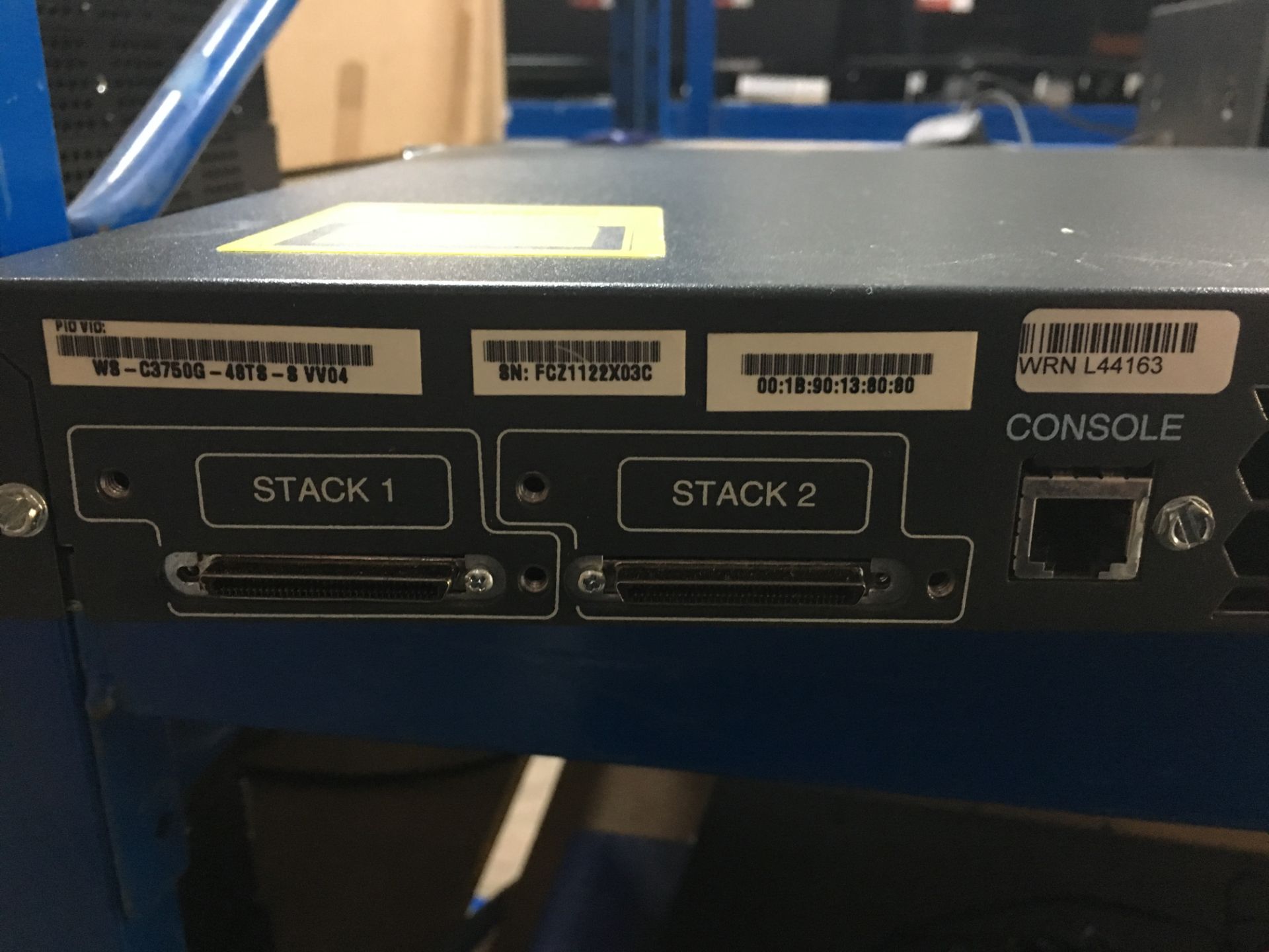 3 x Cisco Catalyst 3750G Ethernet Switches - Image 6 of 8