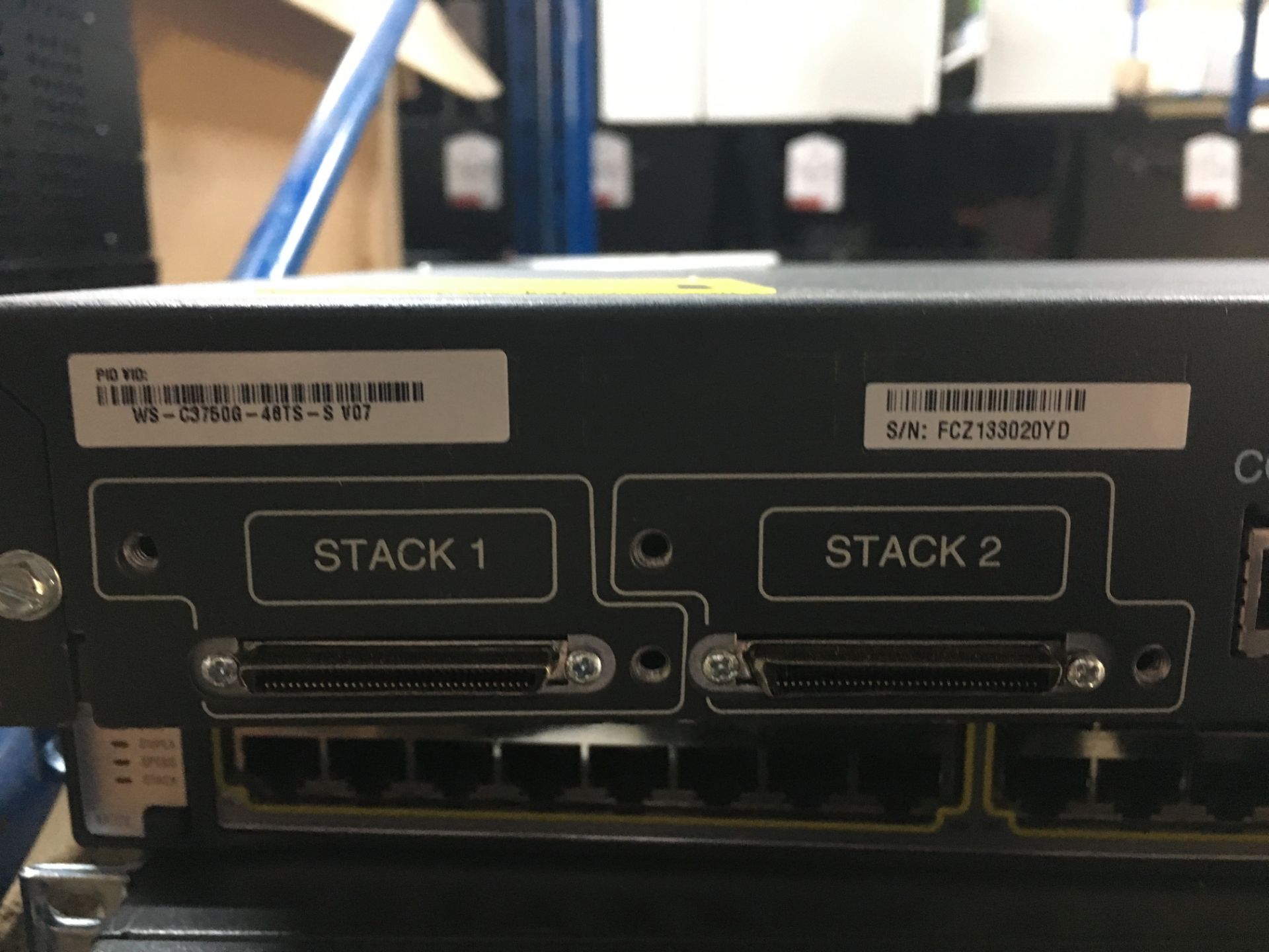 3 x Cisco Catalyst 3750G Ethernet Switches - Image 4 of 8