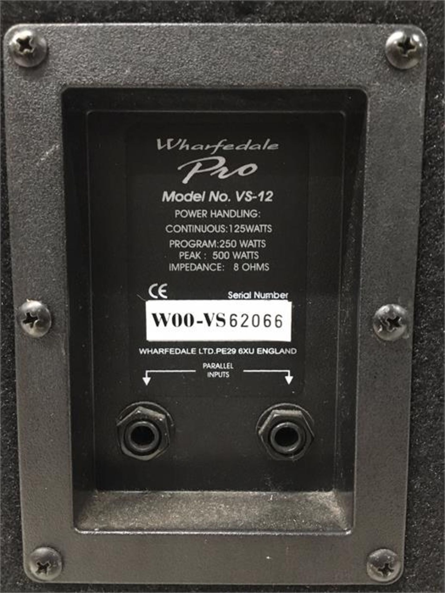 Wharfedale Pro VS12 12-inch 2-Way Passive Loudspeaker - Image 4 of 4