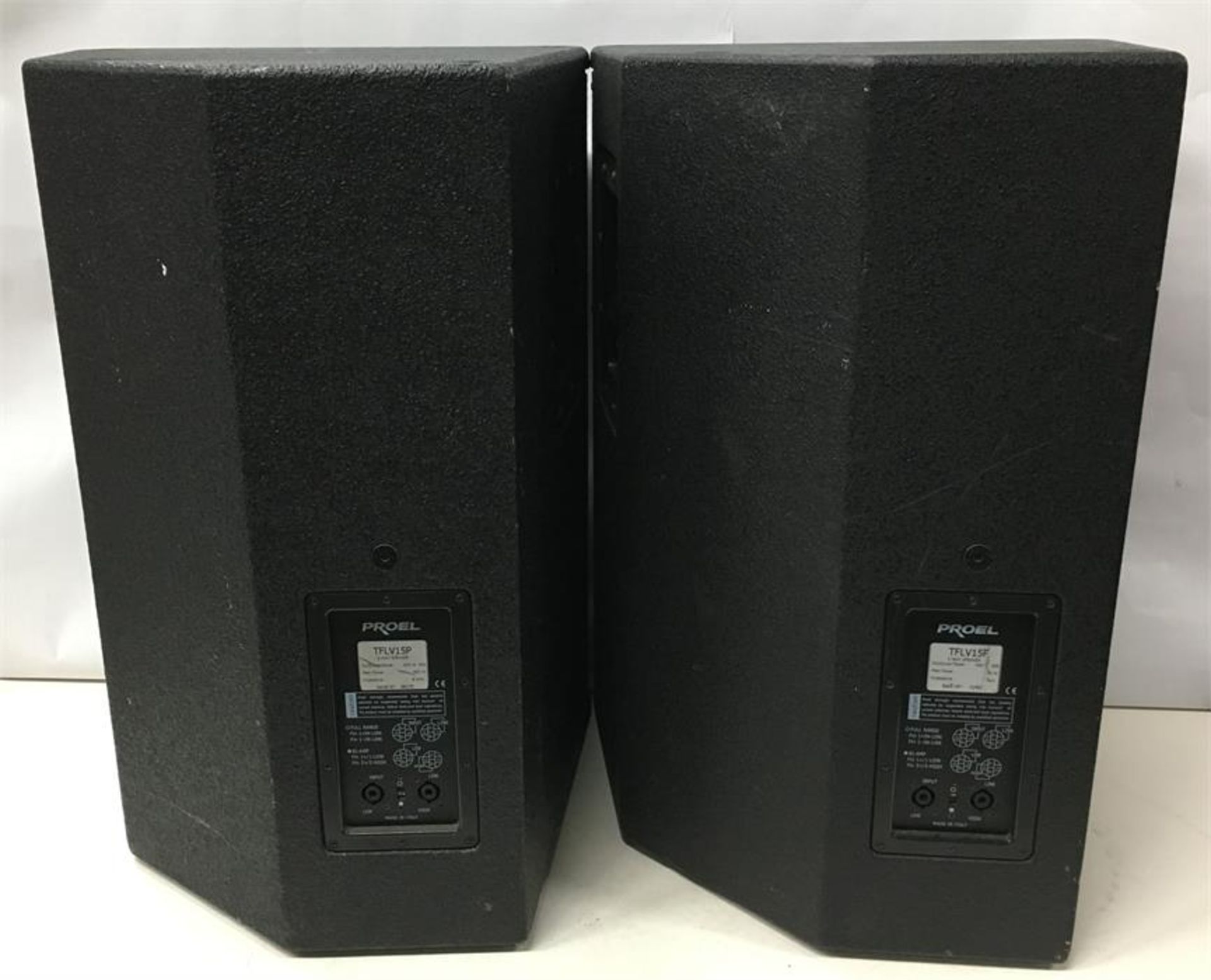 2 x Proel TFLV15P 2way Speakers - Image 3 of 5