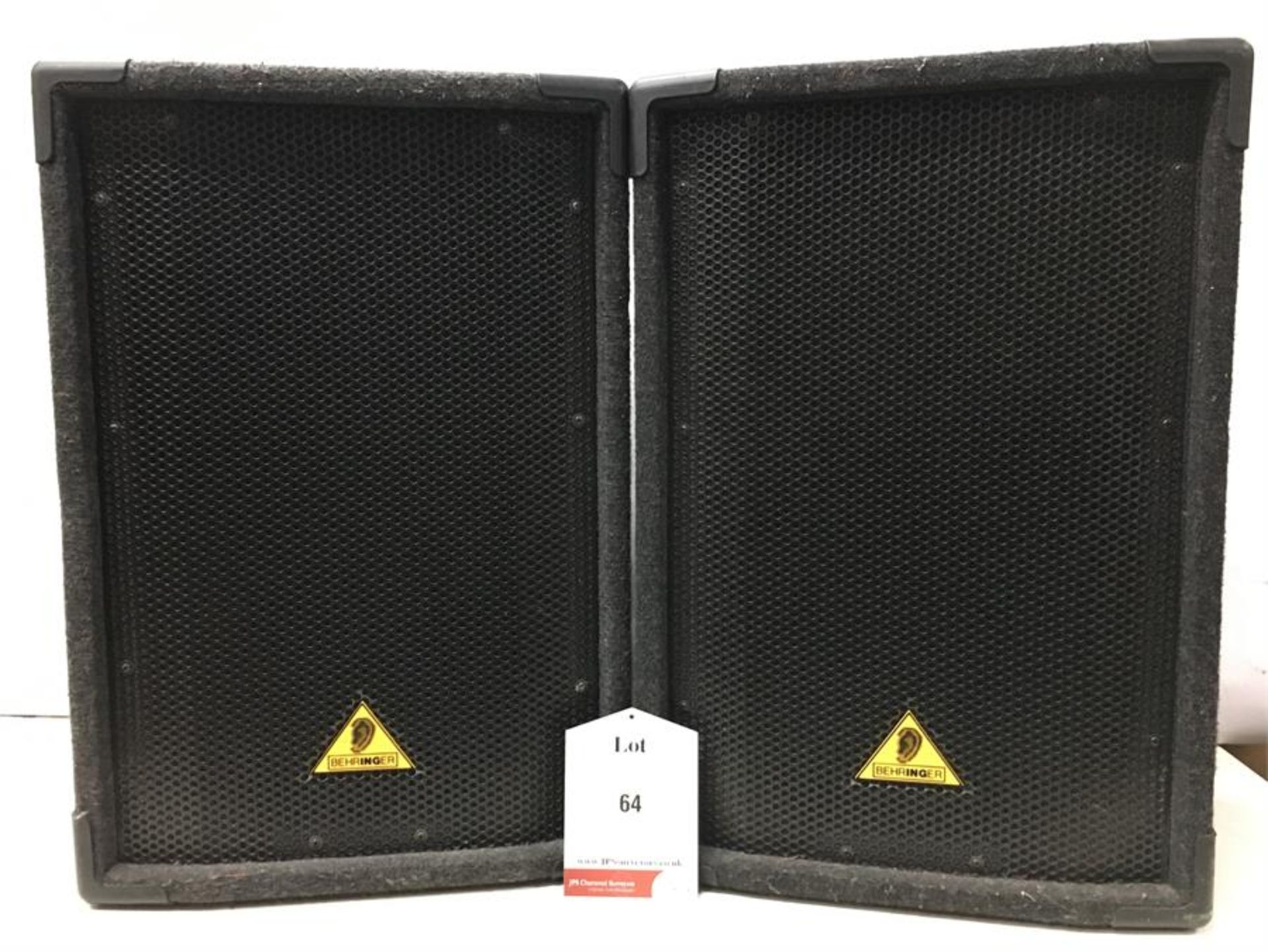 2 x Behringer Eurolive B1220 High Output 2way Speakers