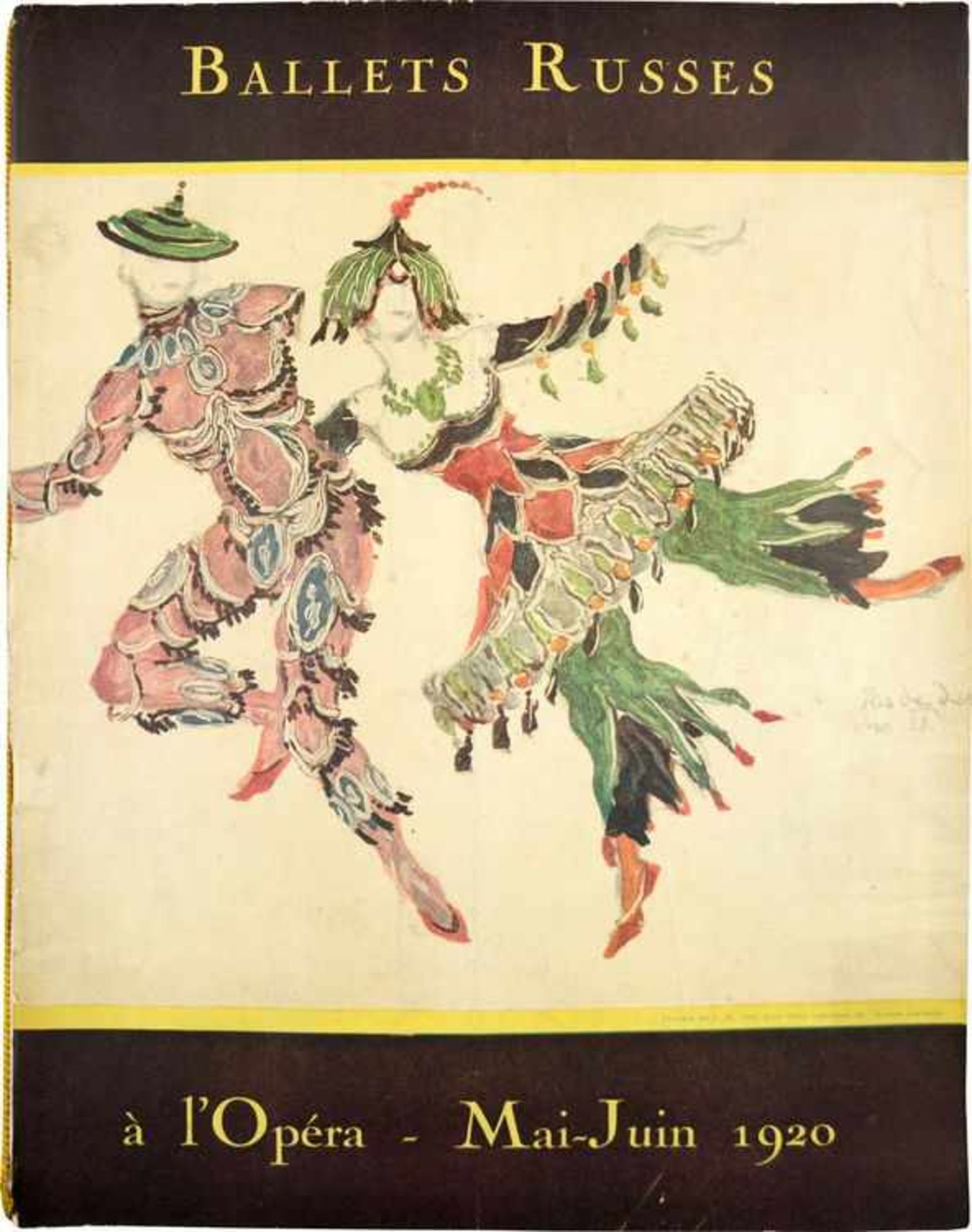 [BALLETSRUSSES, DERAIN, MATISSE, SERT, PICASSO] Les Ballets Russes à l'Opéra de Paris, 12eme Saison,