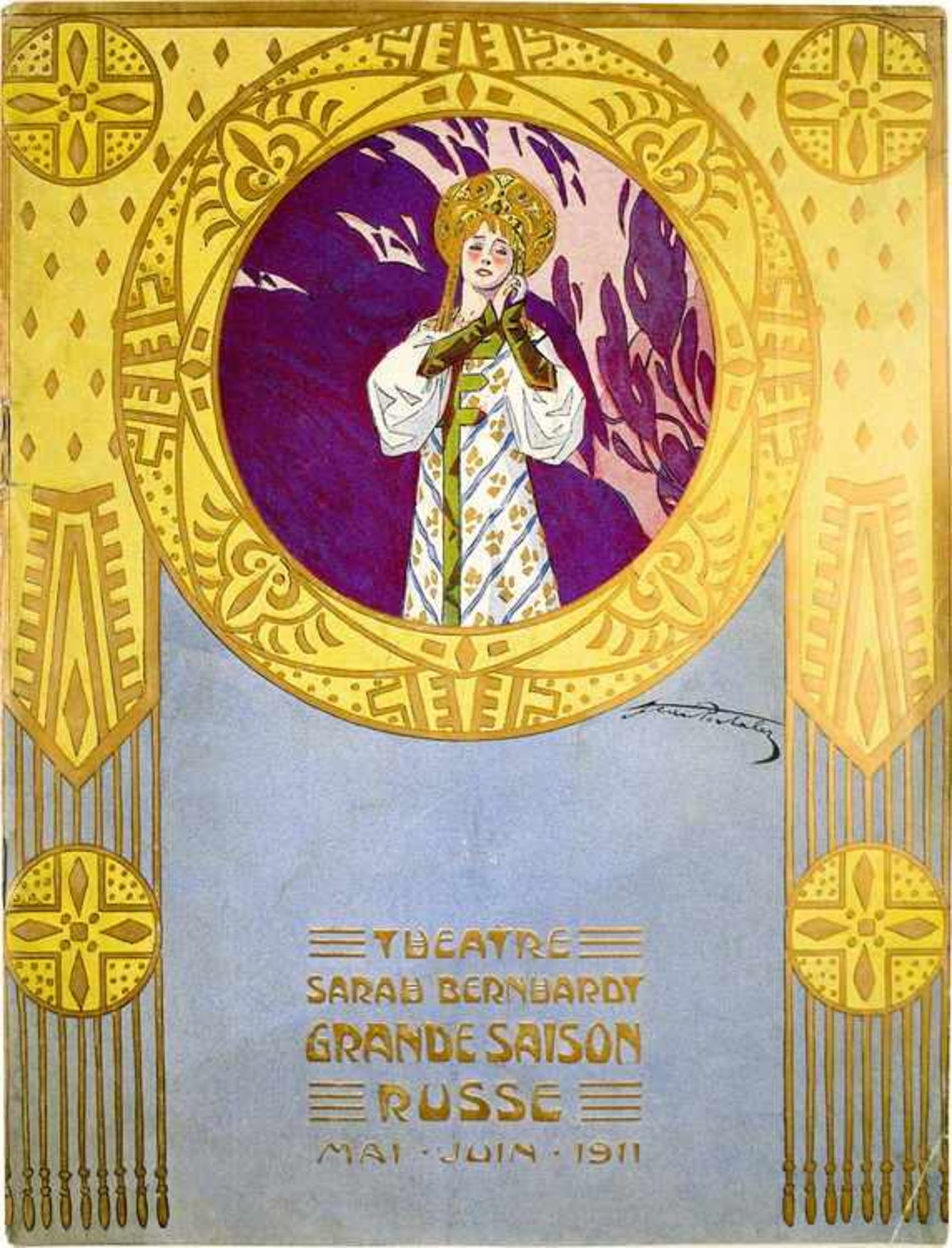 [BALLETS RUSSES, PORTALEZ][OPERA RUSSE, PORTALEZ] Grande Saison Russe, Théâtre Sarah-Bernhardt,