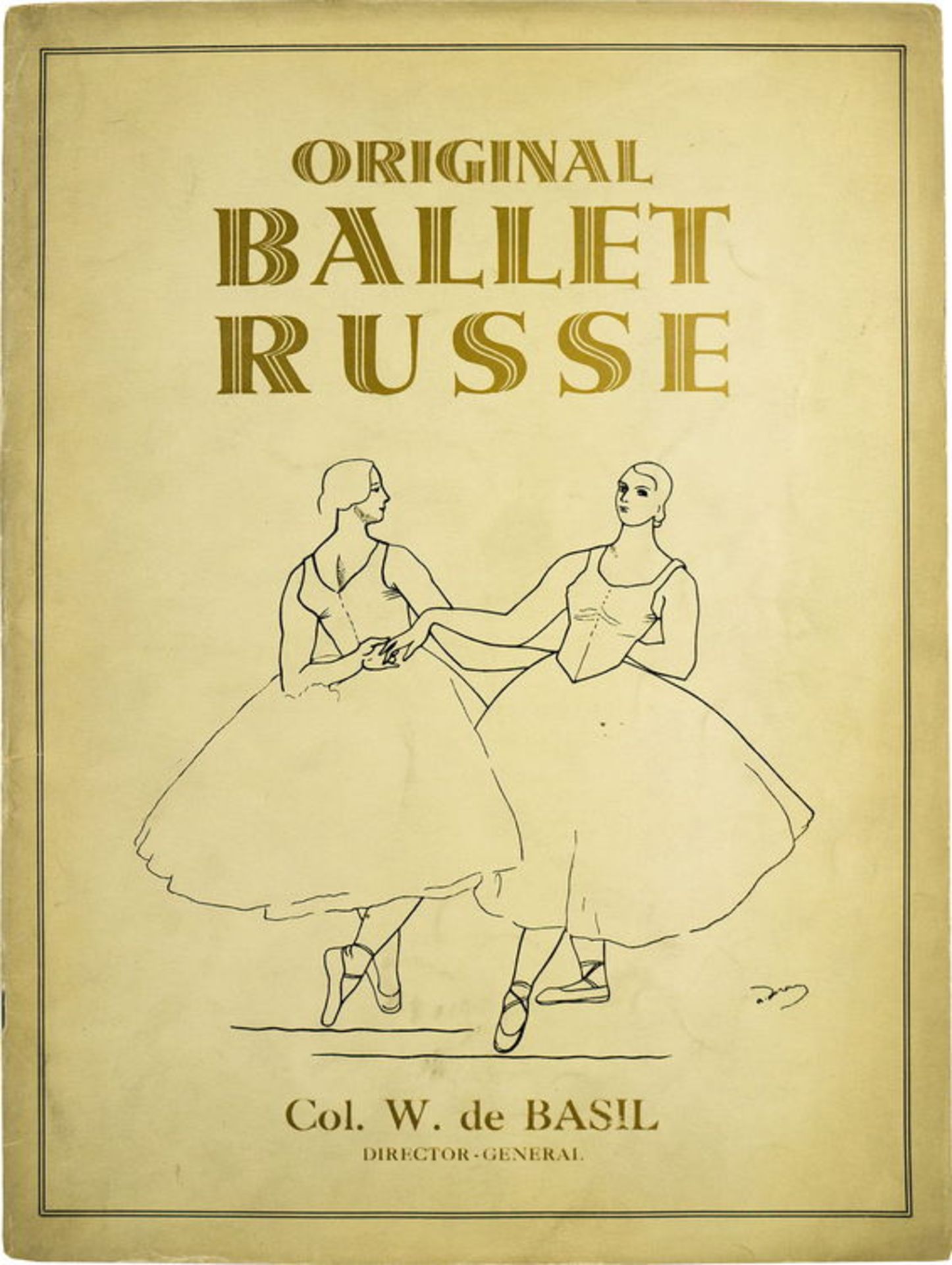 [BALLETS RUSSES, BÉRARD, DERAIN, GONTSCHAROWA, LOURIÉ] Original Ballet Russe, 7th American Tour,